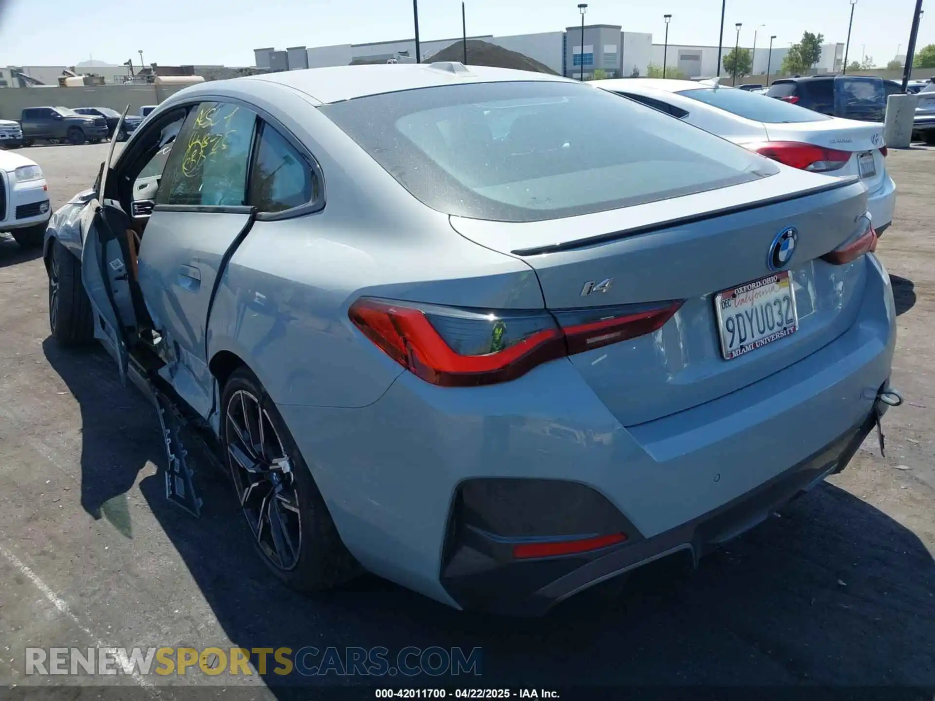3 Photograph of a damaged car WBY73AW09PFN59684 BMW I4 2023