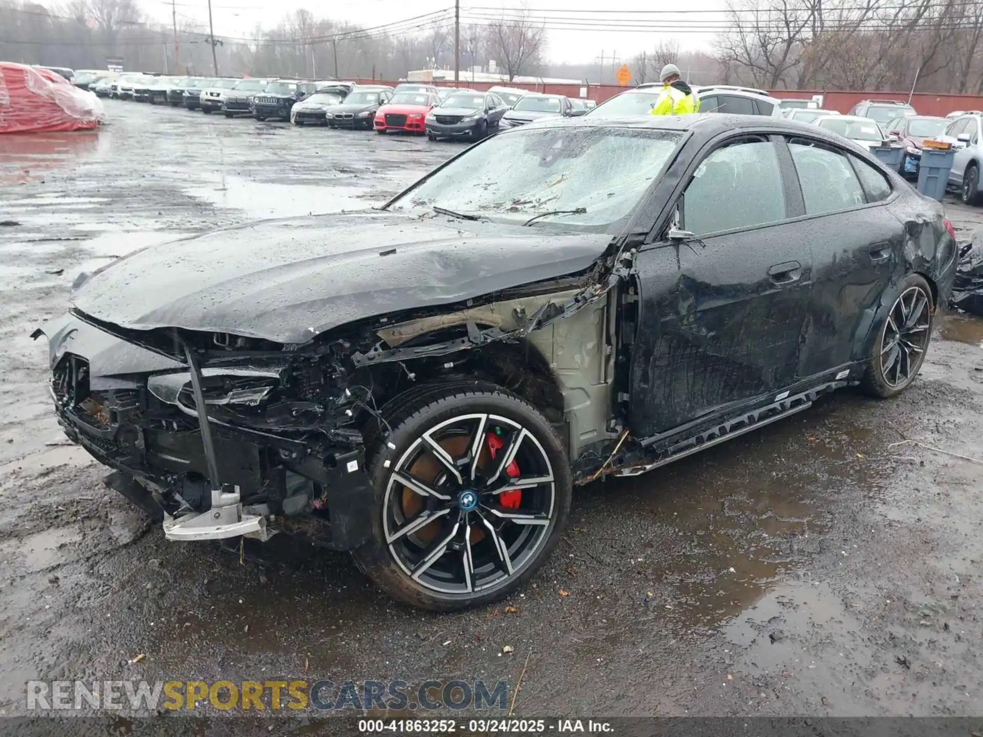 2 Photograph of a damaged car WBY33AW00RFS06591 BMW I4 2024