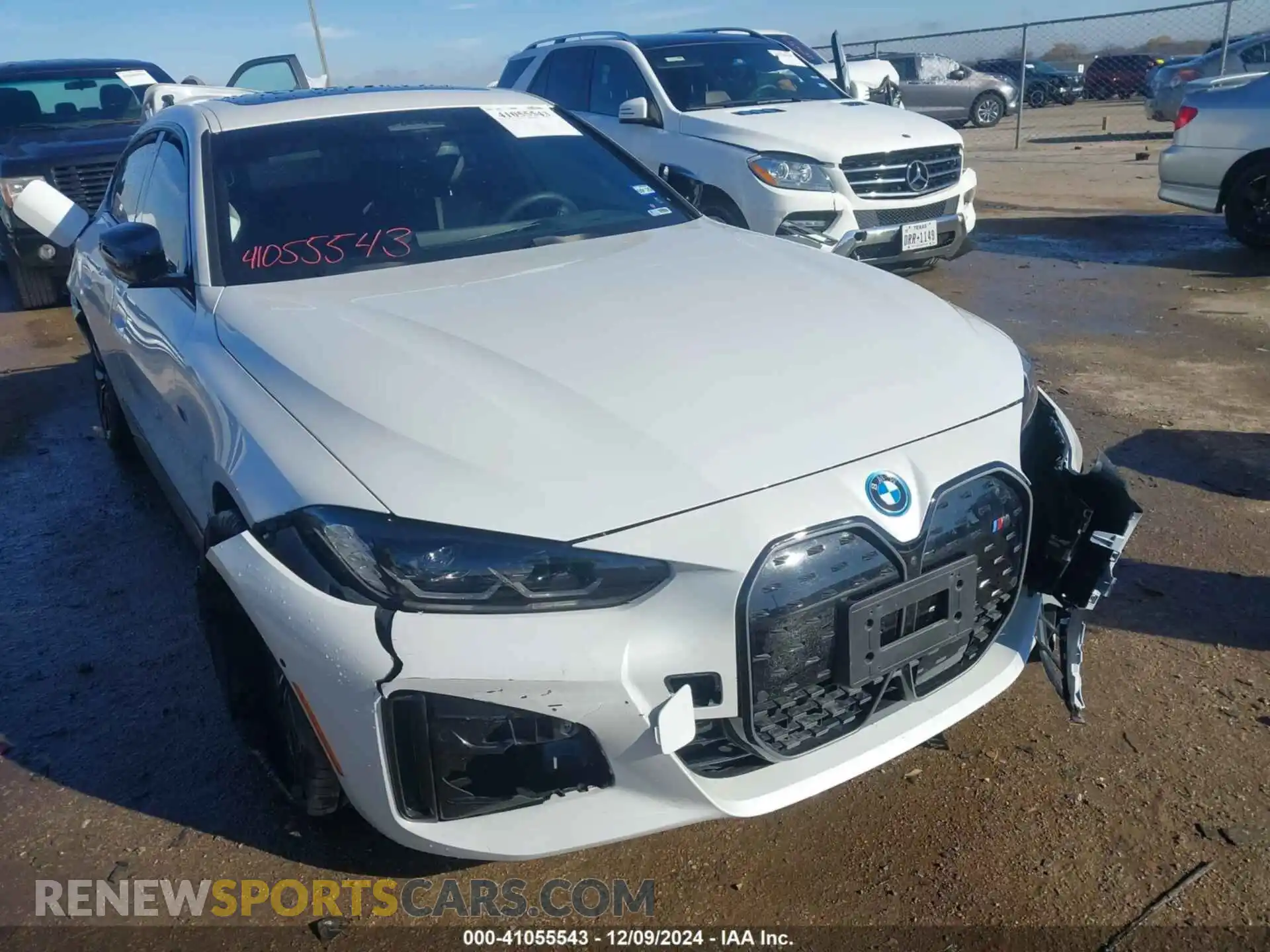 1 Photograph of a damaged car WBY33AW01RFS77623 BMW I4 2024