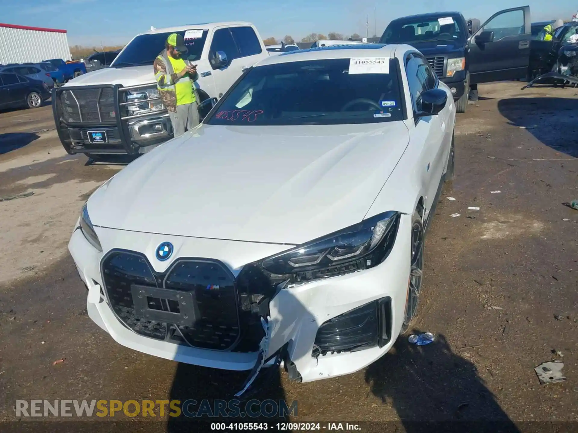 2 Photograph of a damaged car WBY33AW01RFS77623 BMW I4 2024