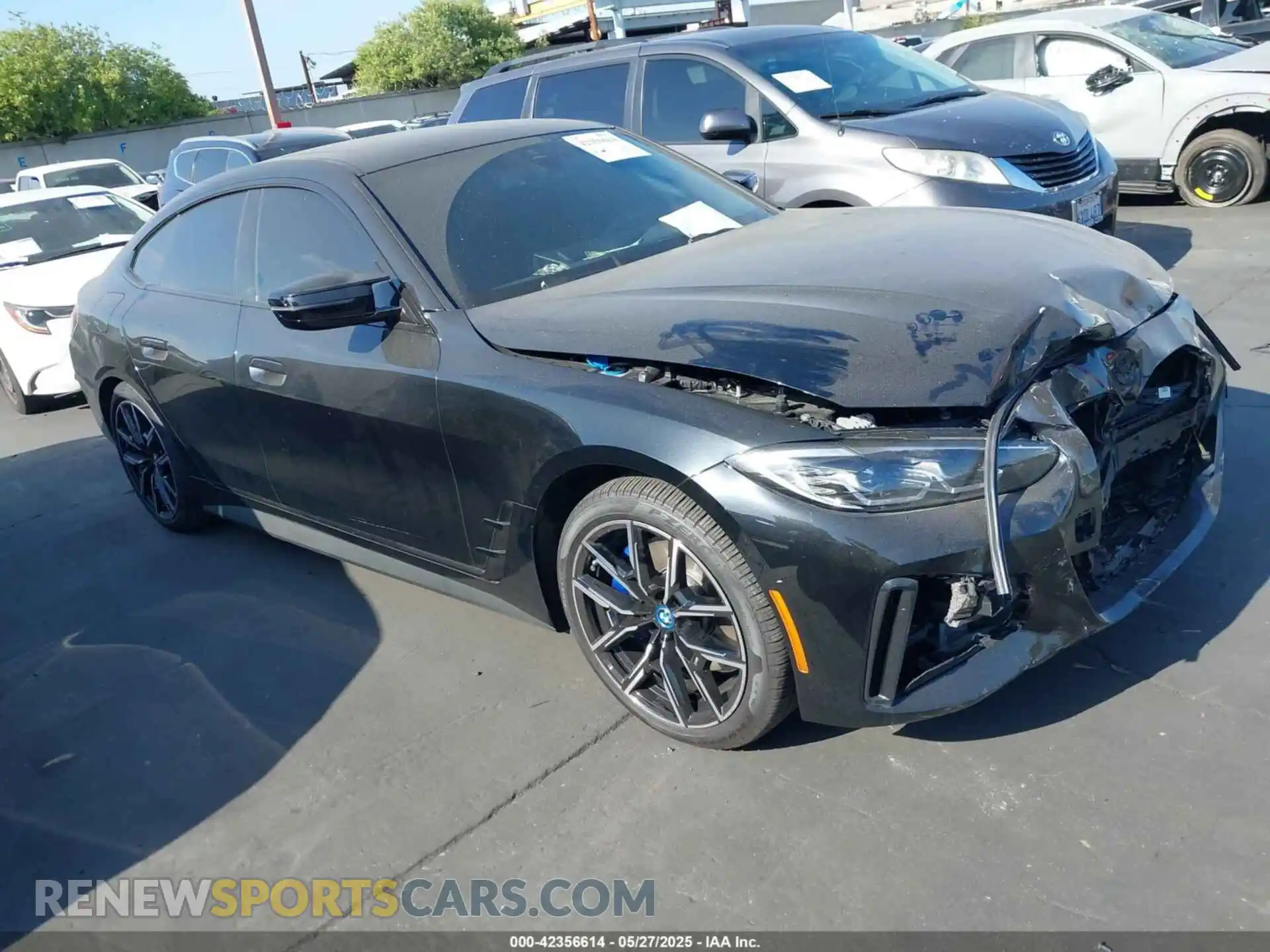 1 Photograph of a damaged car WBY33AW05RFS61649 BMW I4 2024