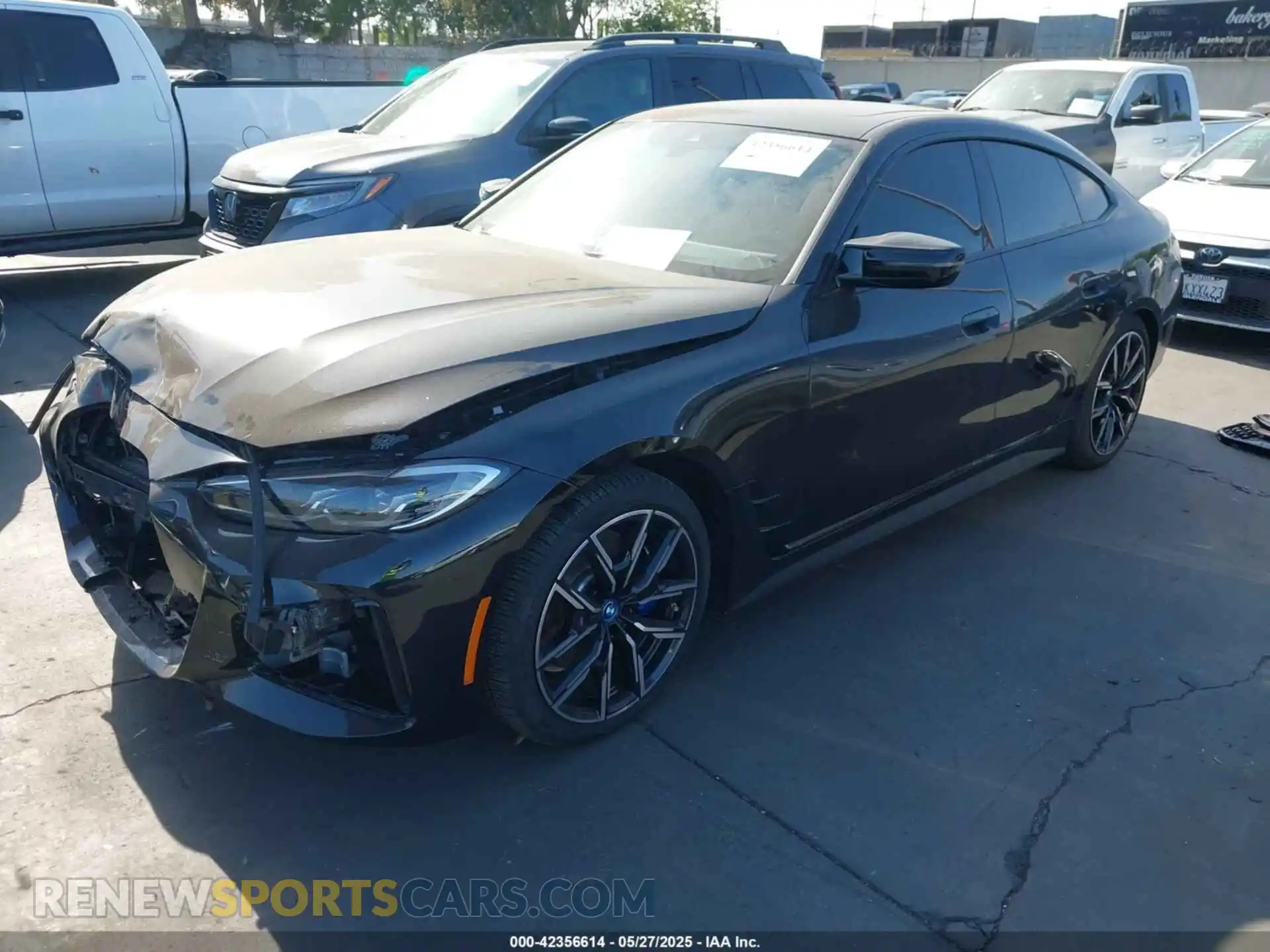 2 Photograph of a damaged car WBY33AW05RFS61649 BMW I4 2024