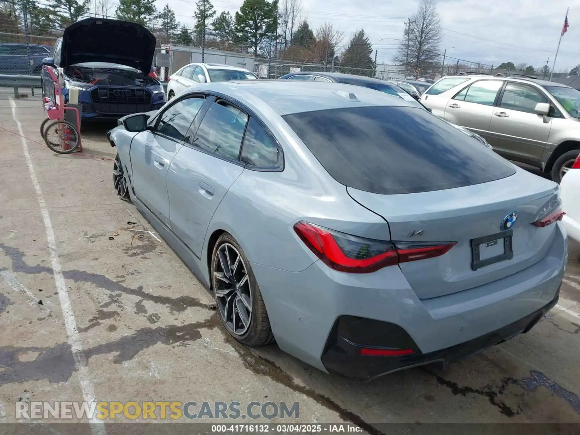 3 Photograph of a damaged car WBY33AW0XRFS38674 BMW I4 2024