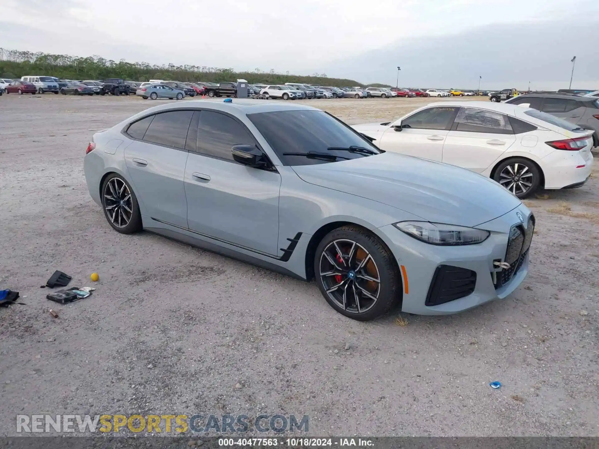 1 Photograph of a damaged car WBY33AW0XRFS81282 BMW I4 2024
