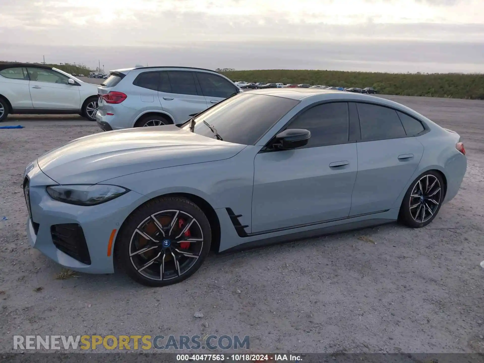 2 Photograph of a damaged car WBY33AW0XRFS81282 BMW I4 2024