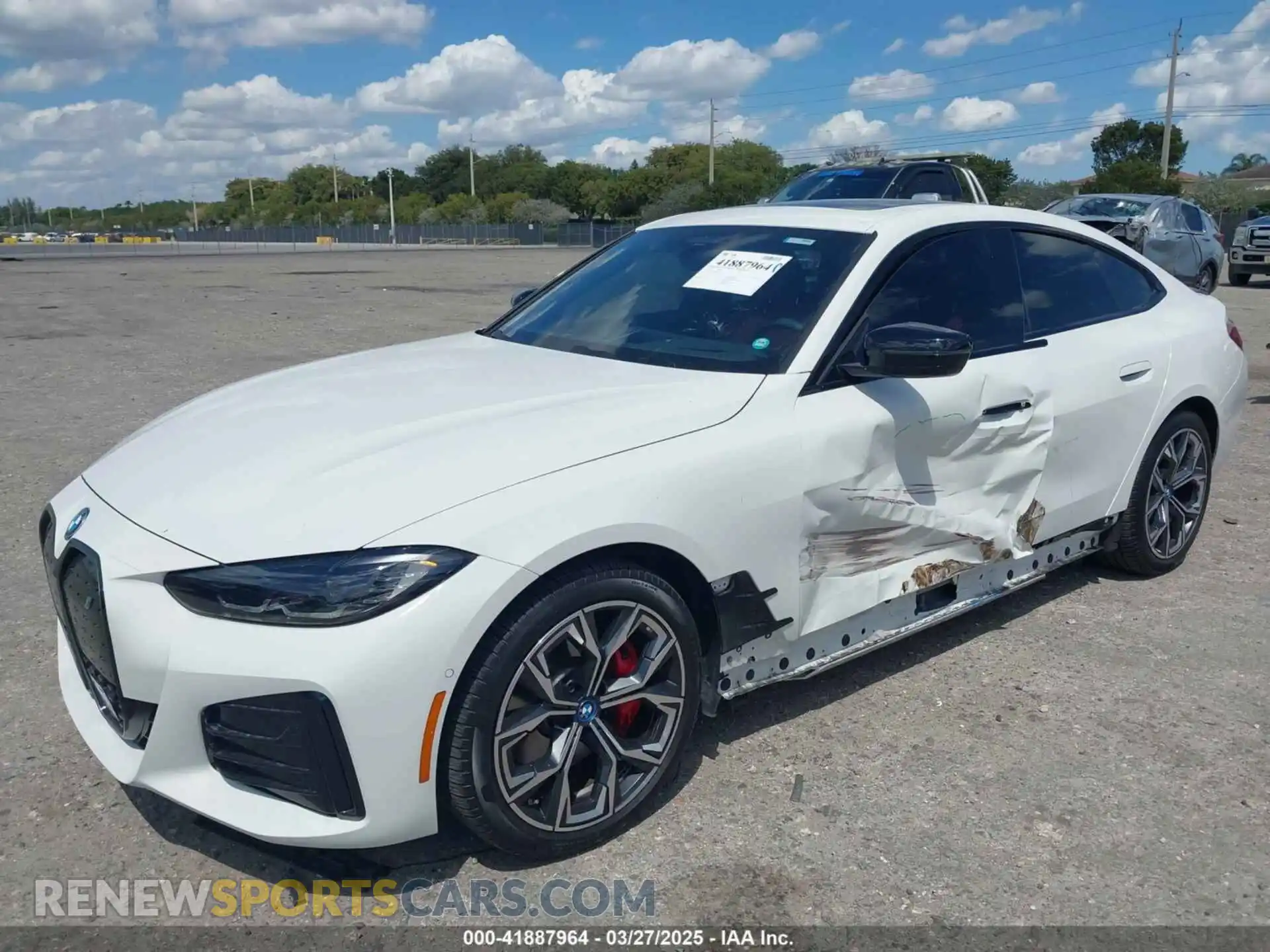 2 Photograph of a damaged car WBY43AW02RFS79370 BMW I4 2024