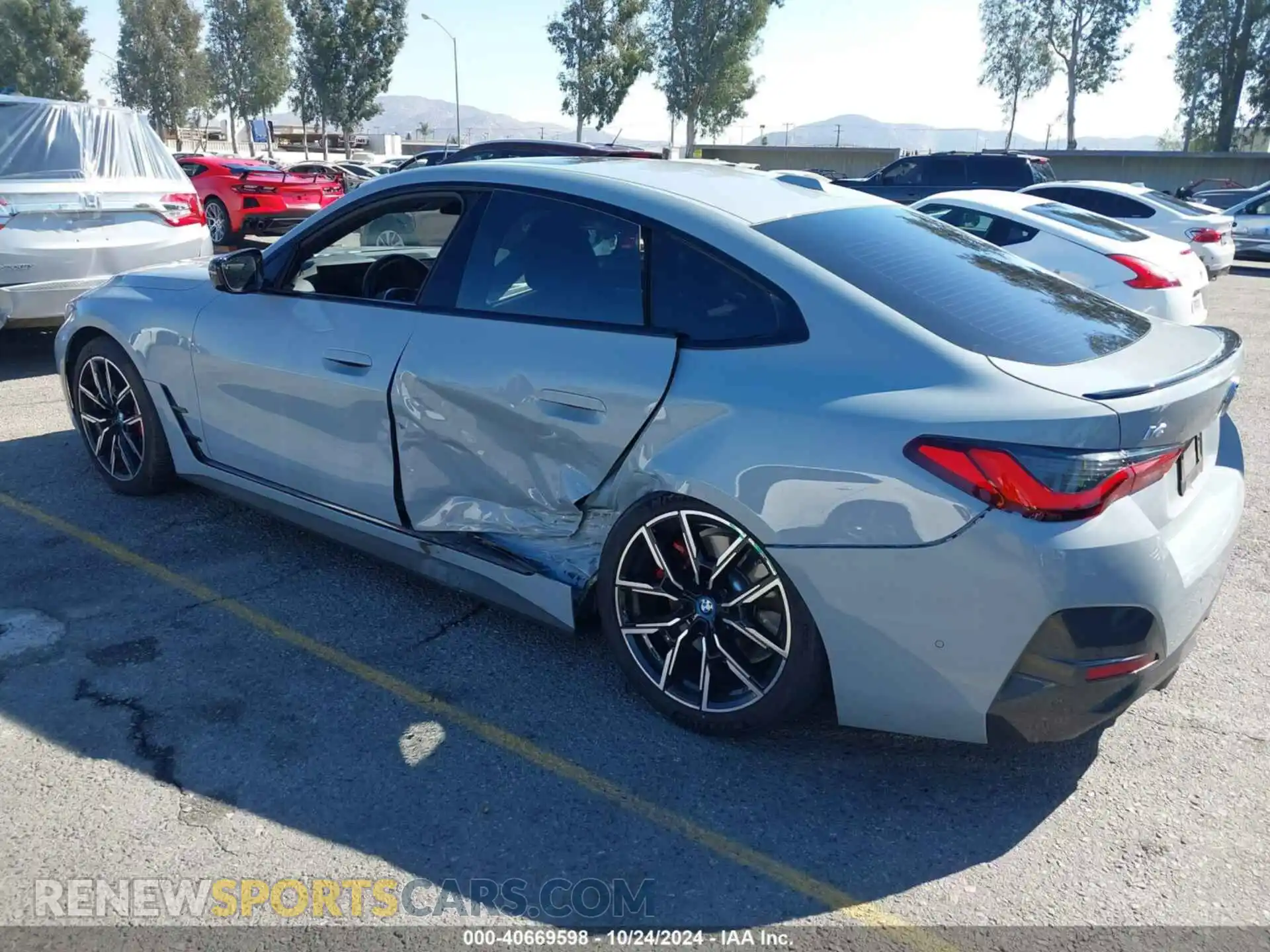 3 Photograph of a damaged car WBY43AW04RFR51543 BMW I4 2024
