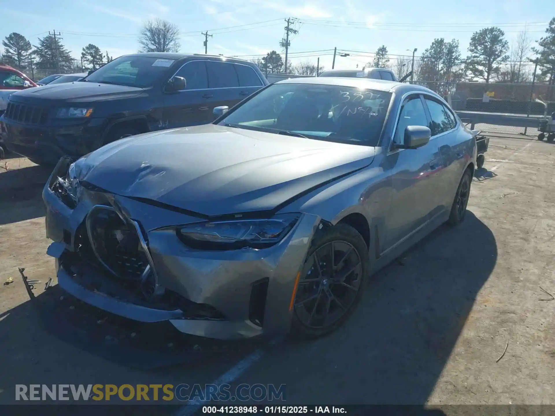2 Photograph of a damaged car WBY43AW06RFR93826 BMW I4 2024