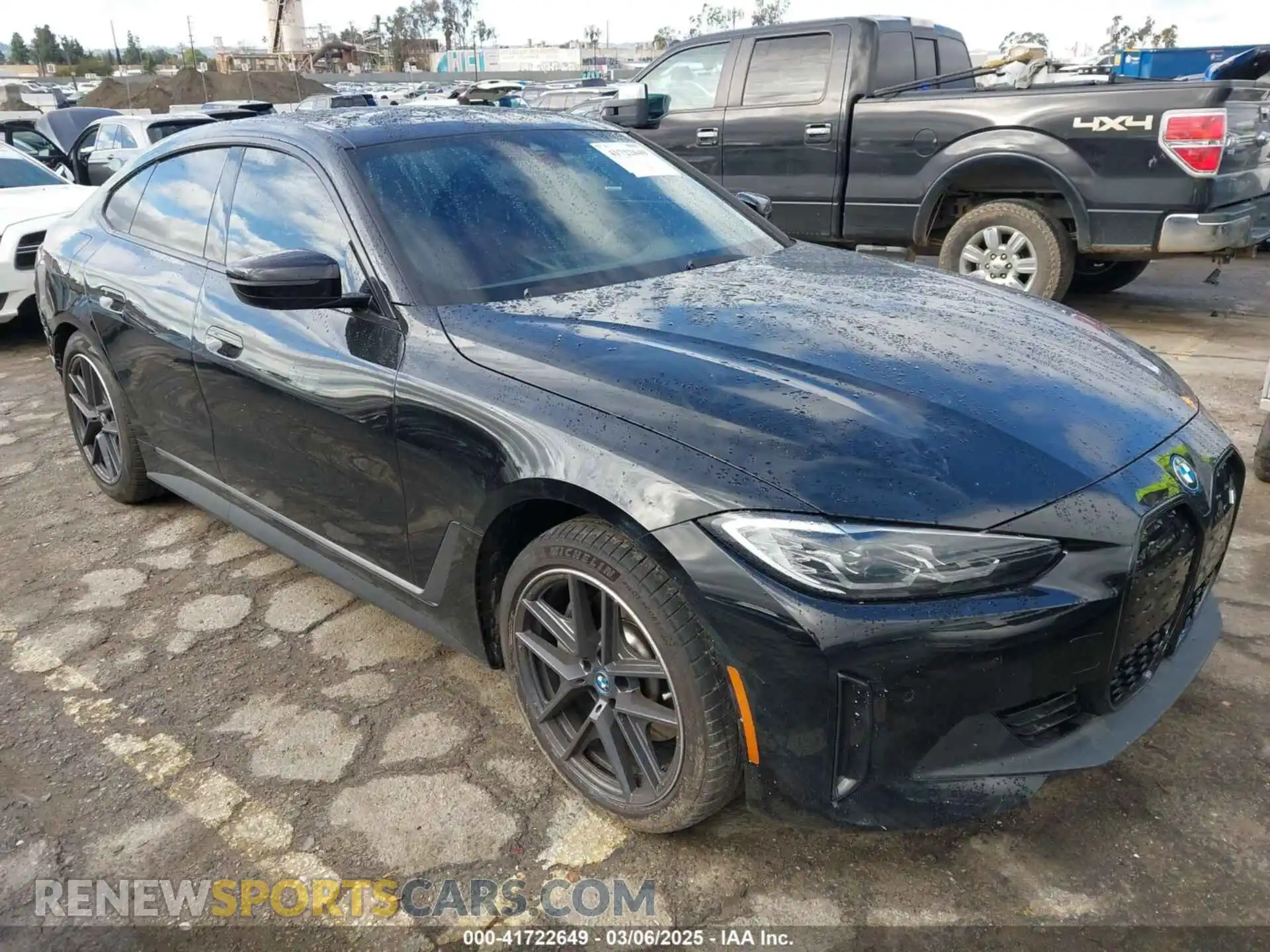 1 Photograph of a damaged car WBY43AW07RFS62841 BMW I4 2024