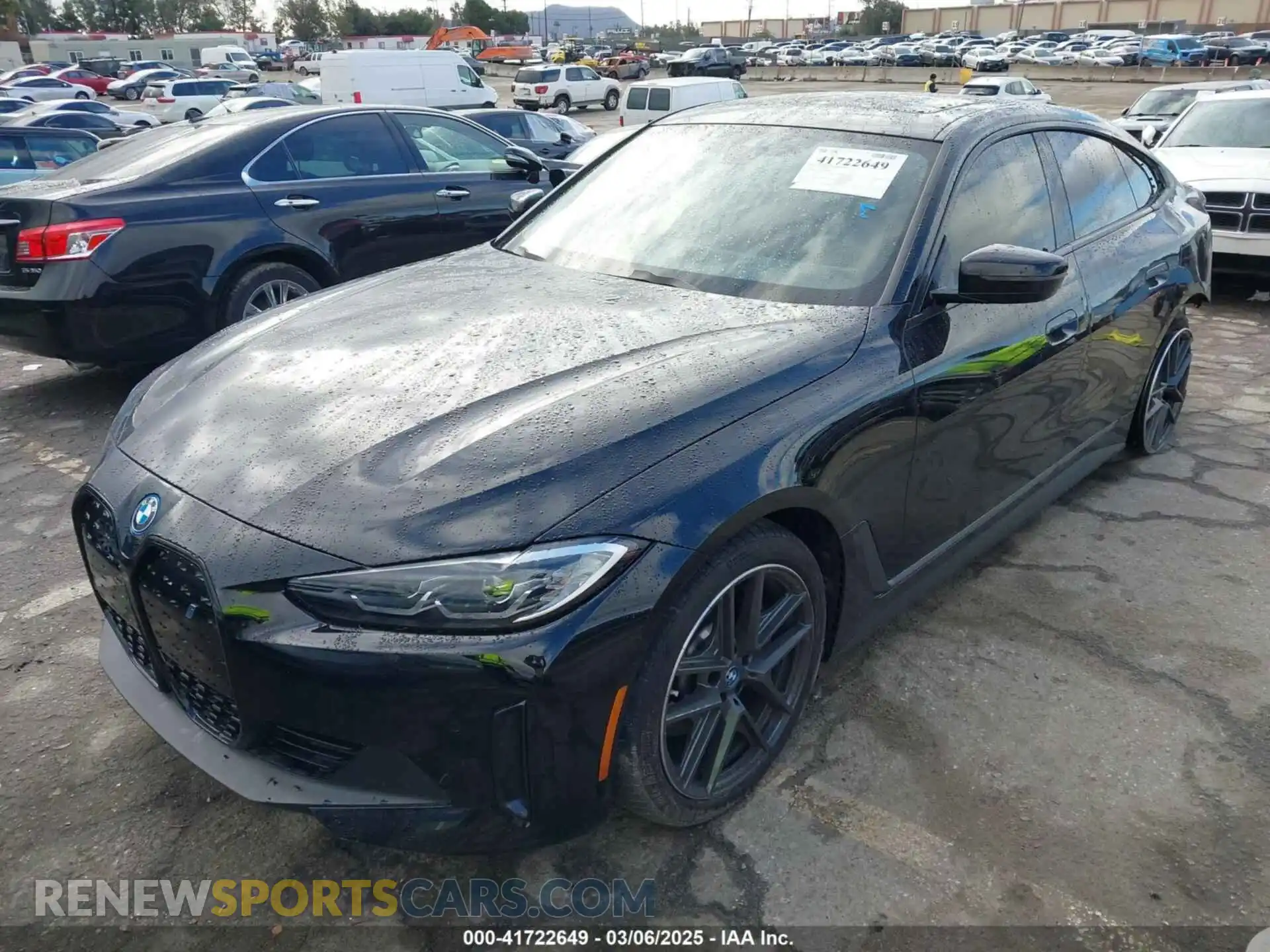 2 Photograph of a damaged car WBY43AW07RFS62841 BMW I4 2024