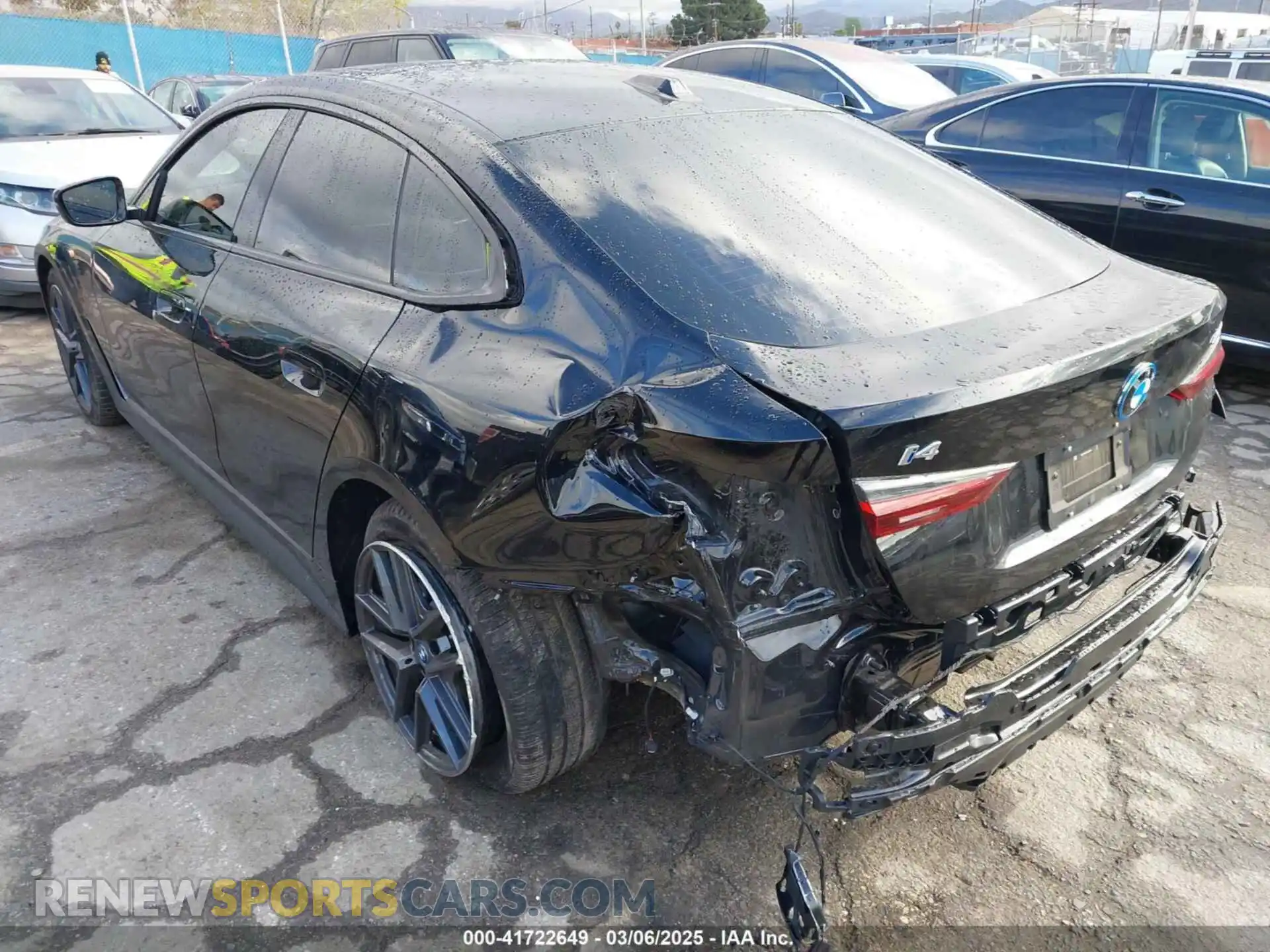 3 Photograph of a damaged car WBY43AW07RFS62841 BMW I4 2024
