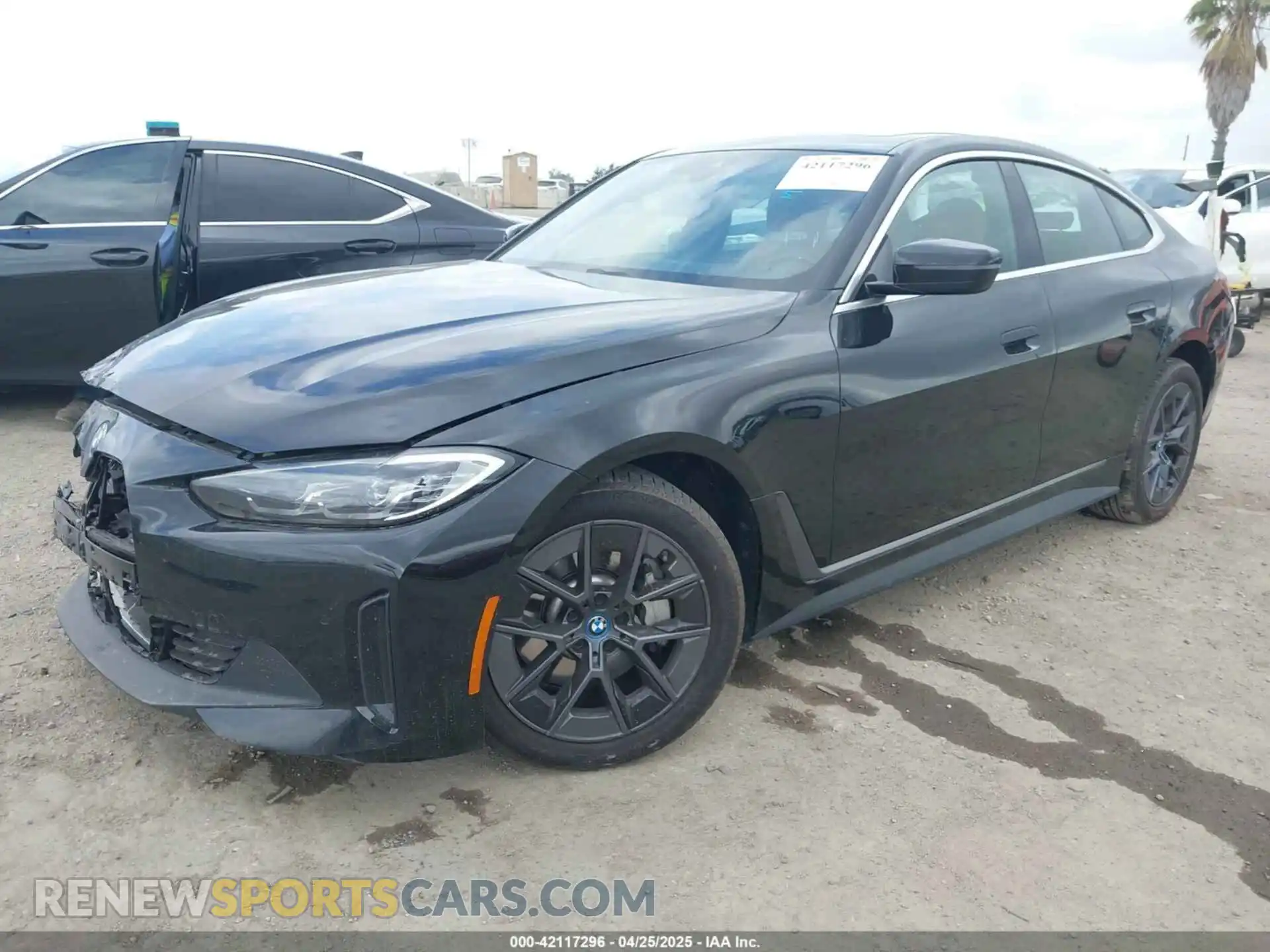 2 Photograph of a damaged car WBY43AW08RFS33929 BMW I4 2024