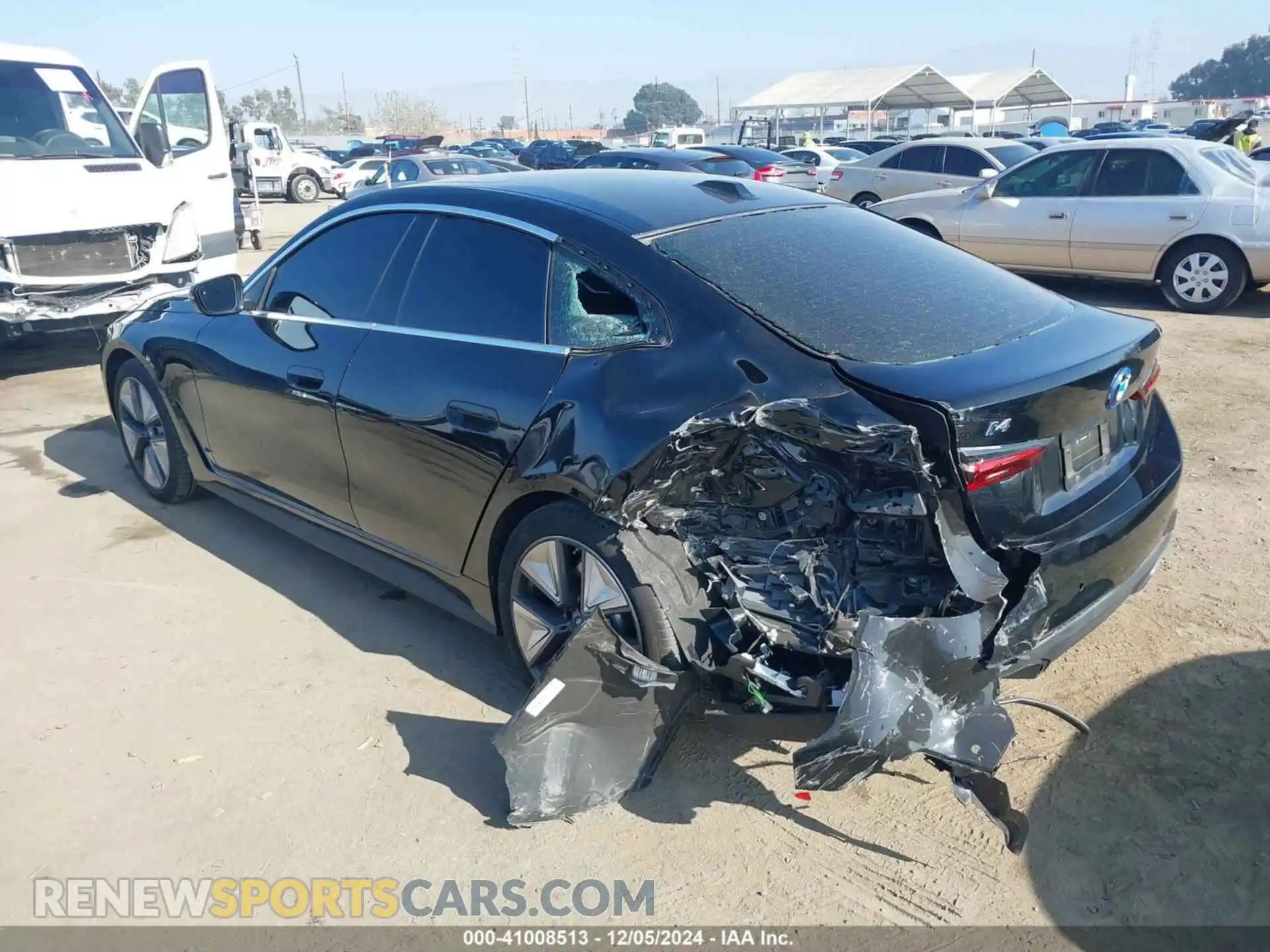 3 Photograph of a damaged car WBY43AW08RFS70737 BMW I4 2024