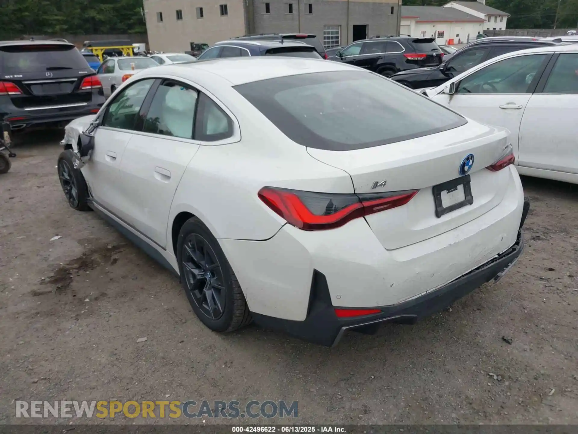 3 Photograph of a damaged car WBY43AW0XRFS64888 BMW I4 2024