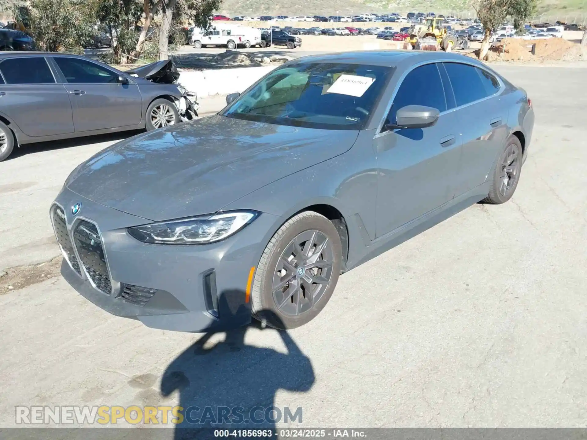 2 Photograph of a damaged car WBY43AW0XRFT10719 BMW I4 2024