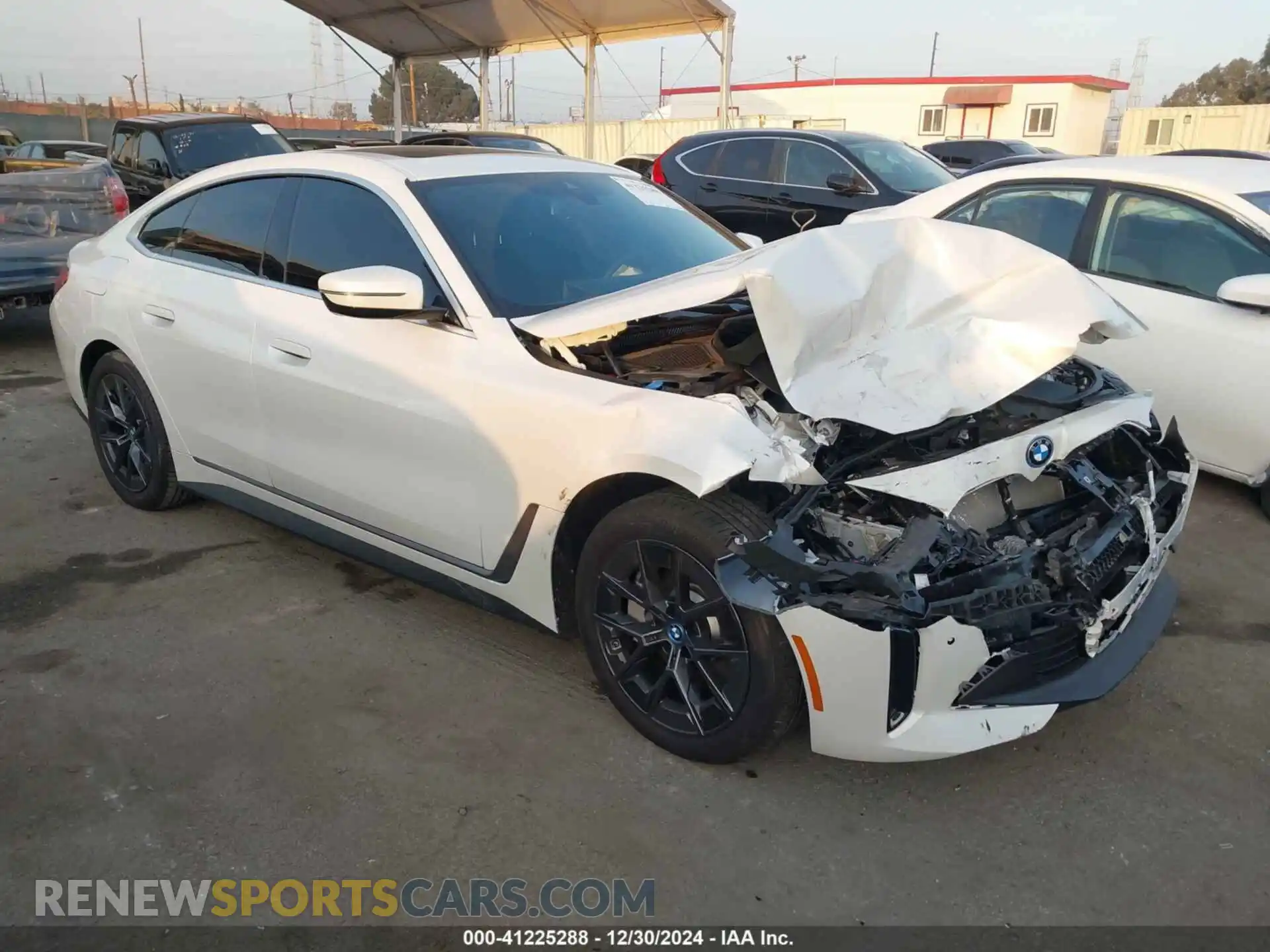 1 Photograph of a damaged car WBY73AW04RFS99441 BMW I4 2024