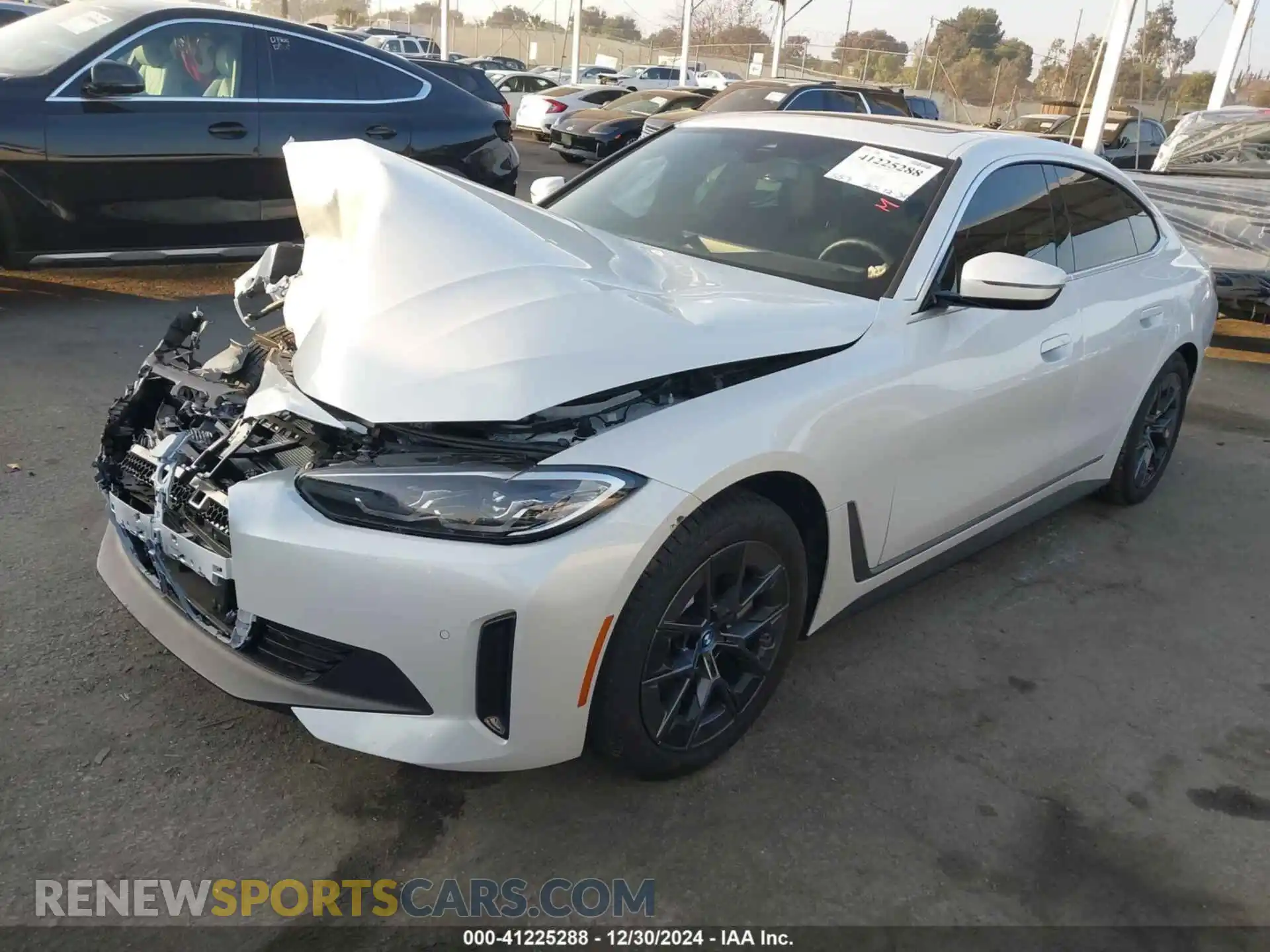 2 Photograph of a damaged car WBY73AW04RFS99441 BMW I4 2024