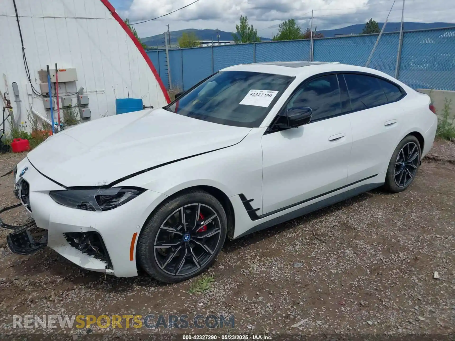 2 Photograph of a damaged car WBY73AW06RFS63542 BMW I4 2024
