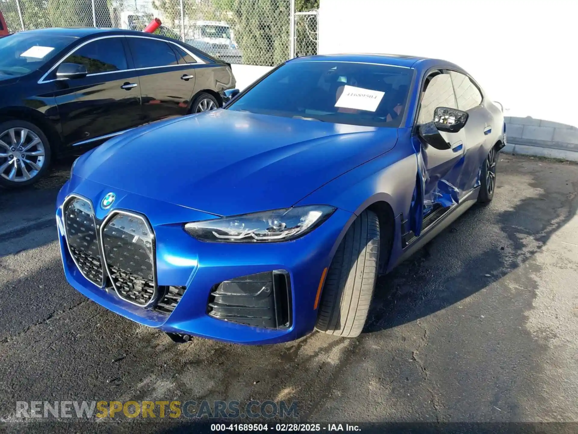 2 Photograph of a damaged car WBY73AW07RFS43770 BMW I4 2024