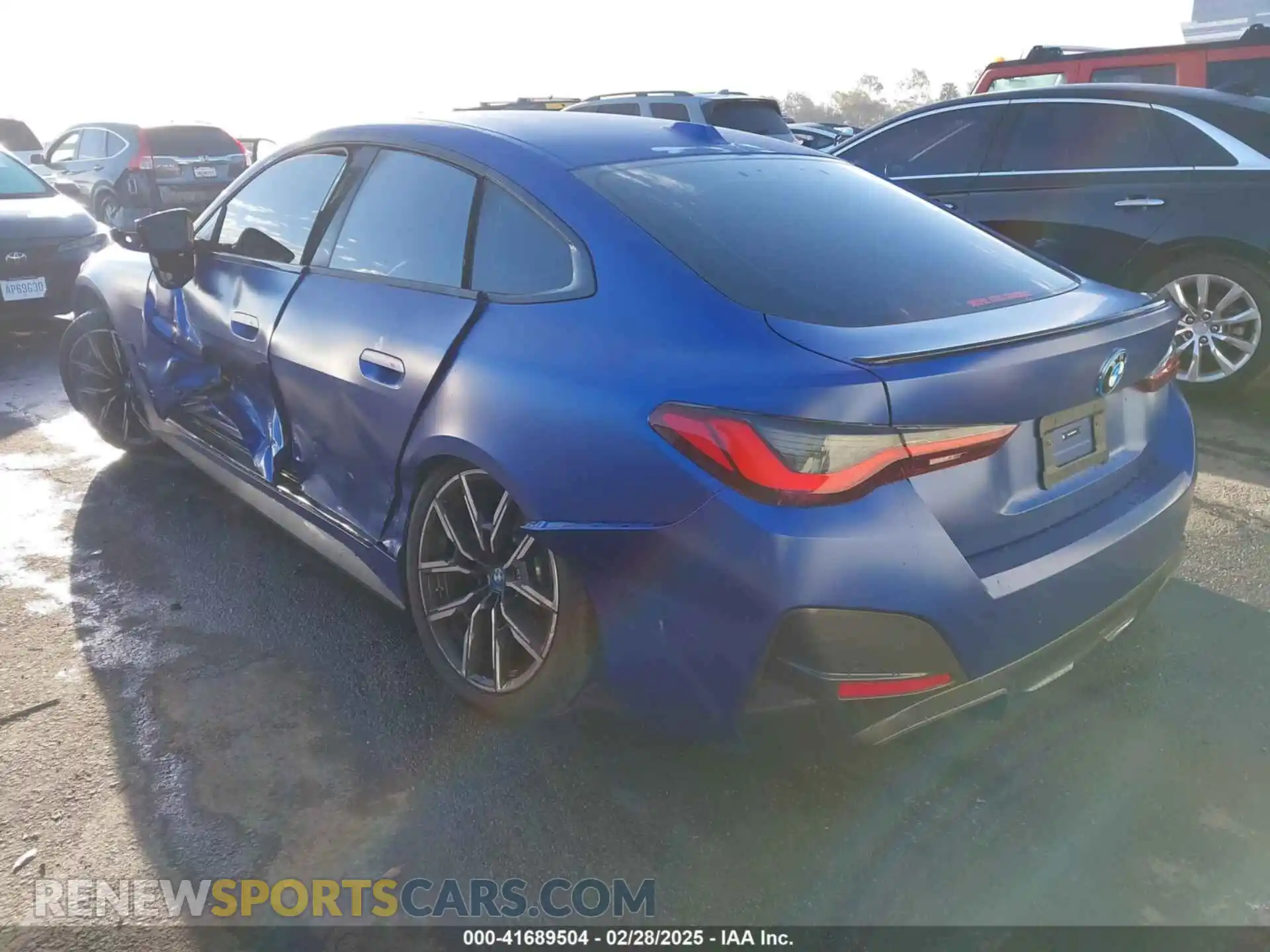 3 Photograph of a damaged car WBY73AW07RFS43770 BMW I4 2024