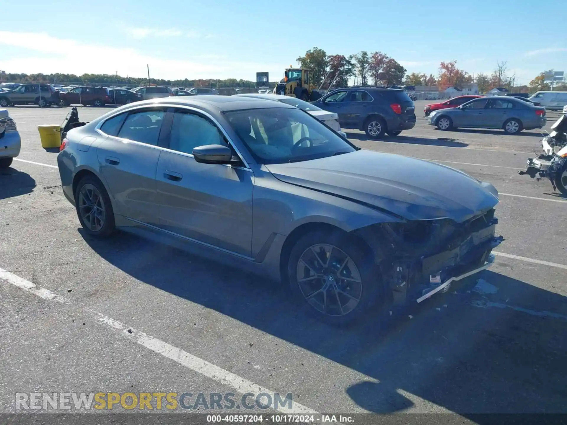 1 Photograph of a damaged car WBY83FB00RFR75813 BMW I4 2024