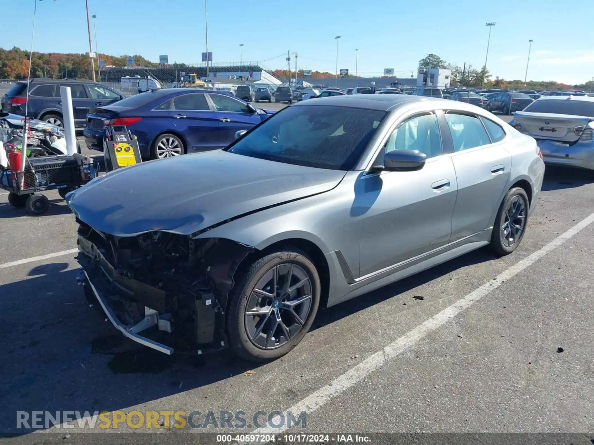 2 Photograph of a damaged car WBY83FB00RFR75813 BMW I4 2024