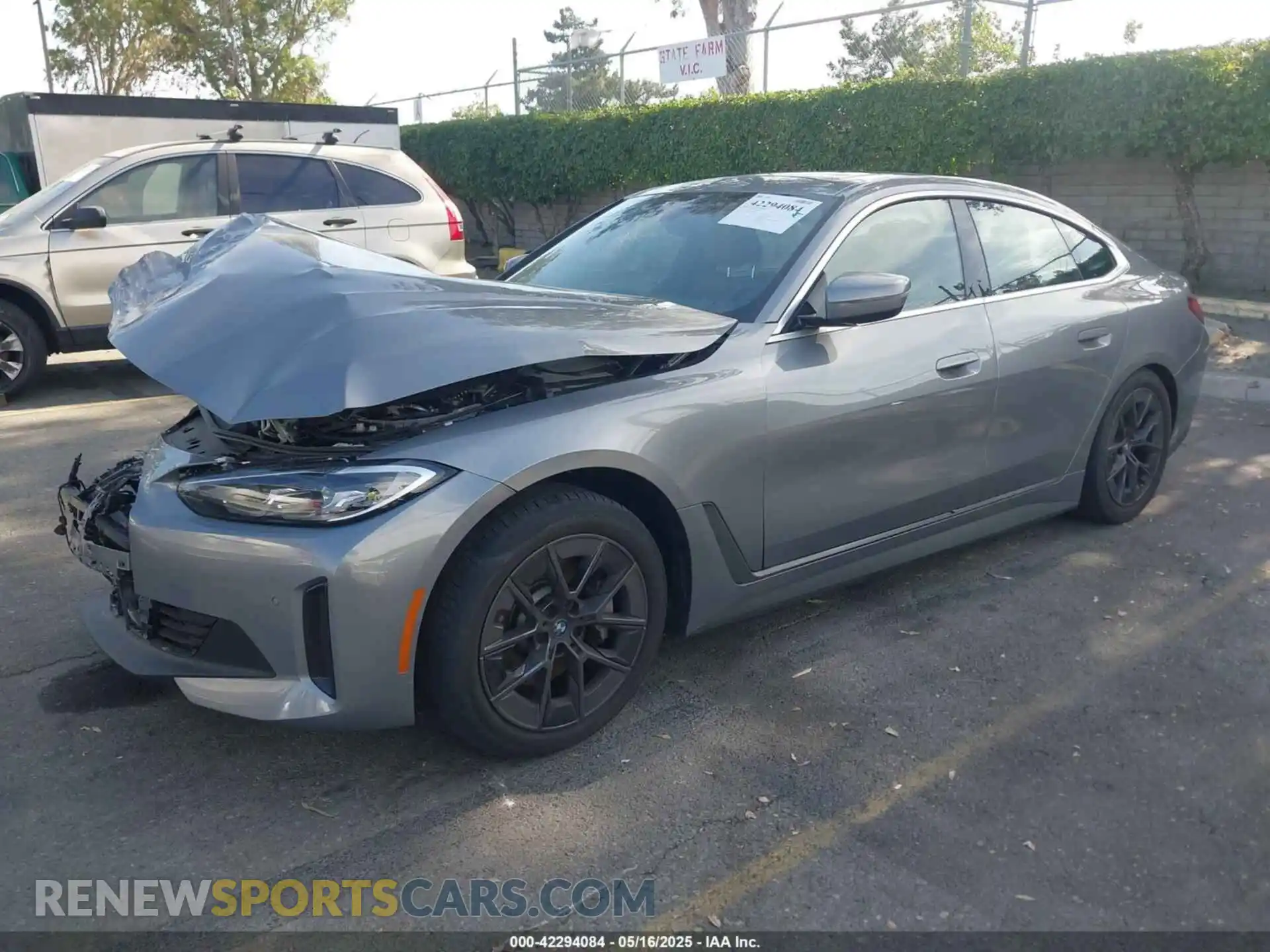 2 Photograph of a damaged car WBY83FB04RFT27911 BMW I4 2024