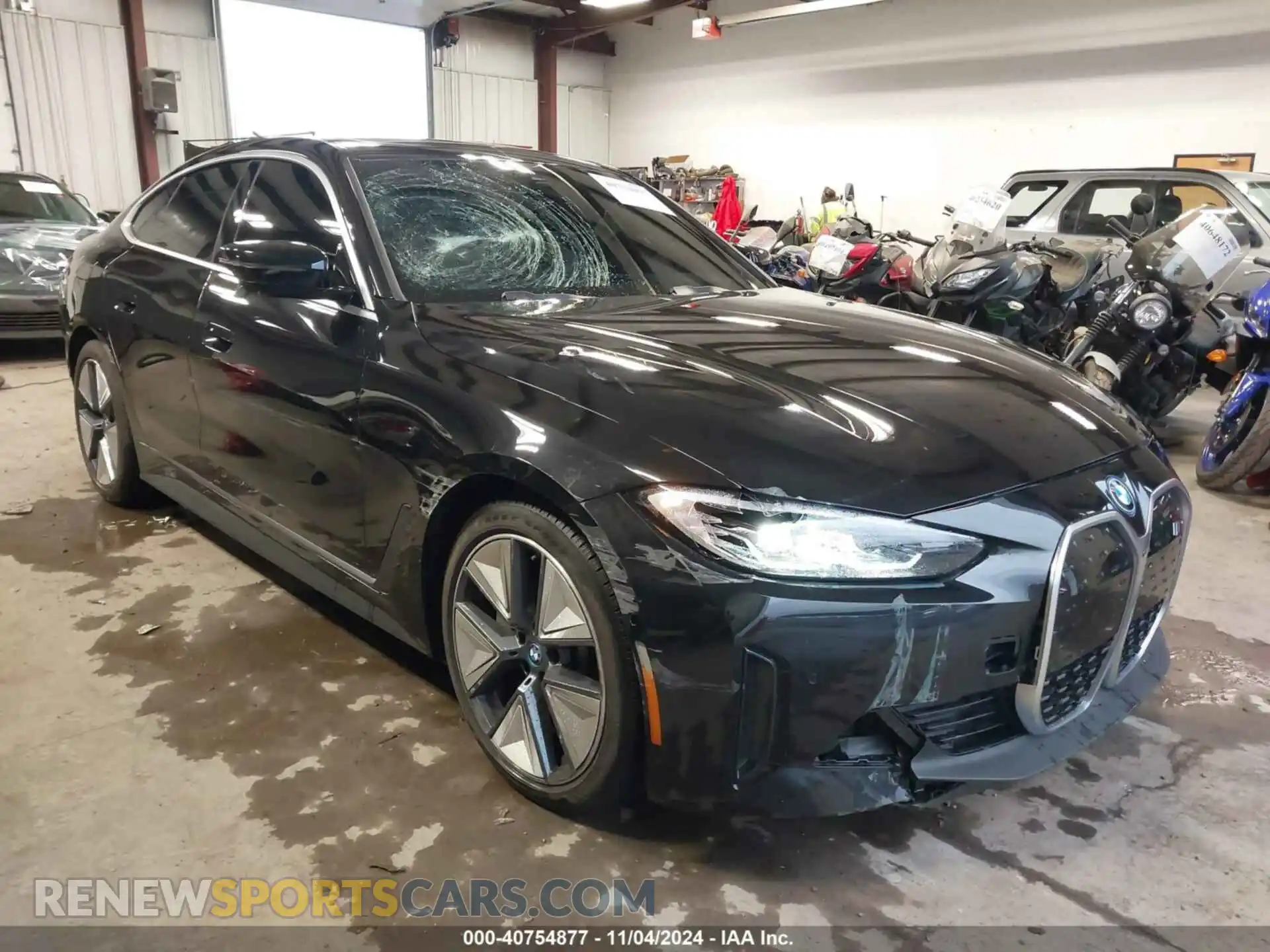 1 Photograph of a damaged car WBY83FB07RFS99991 BMW I4 2024