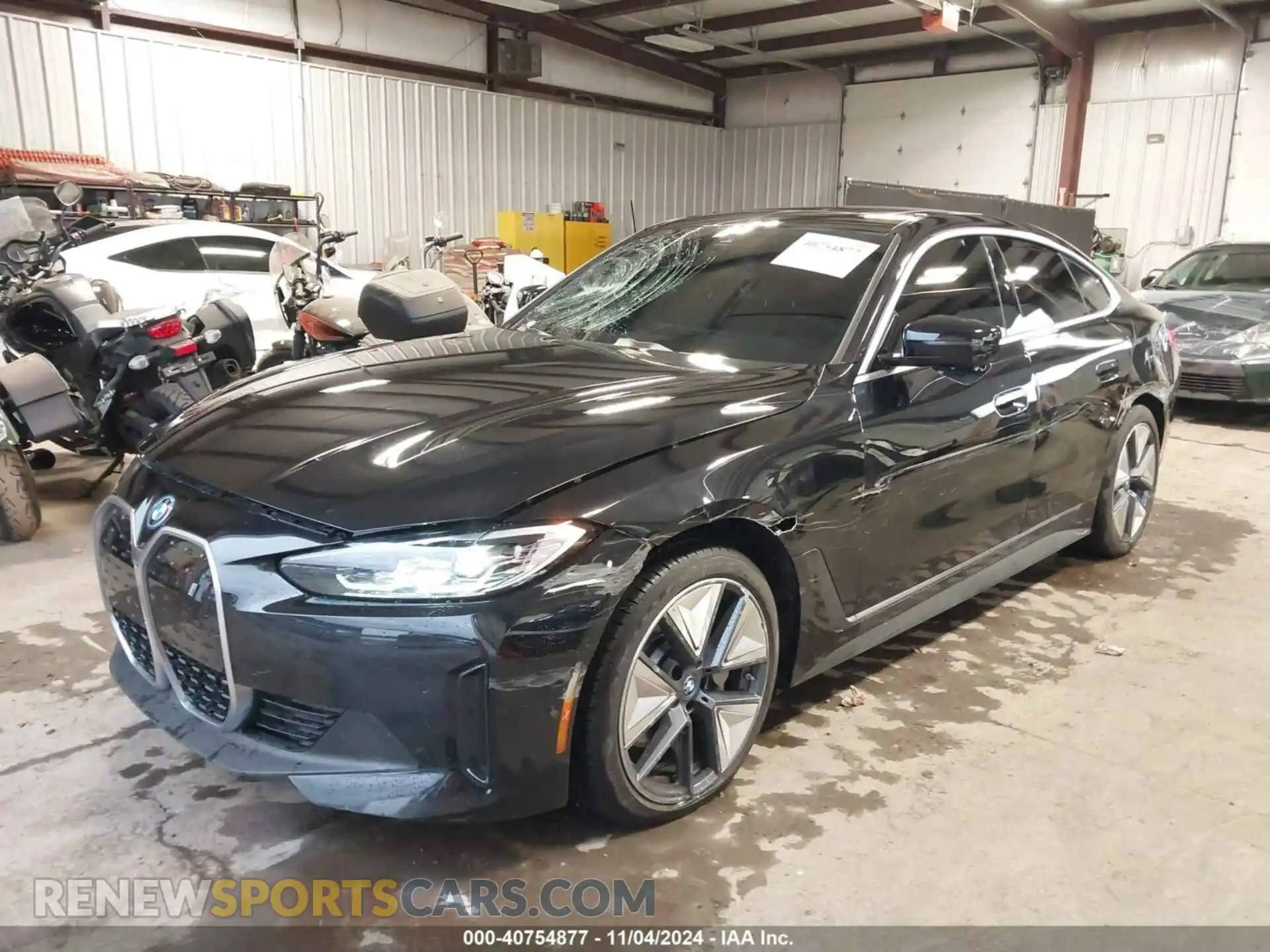 2 Photograph of a damaged car WBY83FB07RFS99991 BMW I4 2024