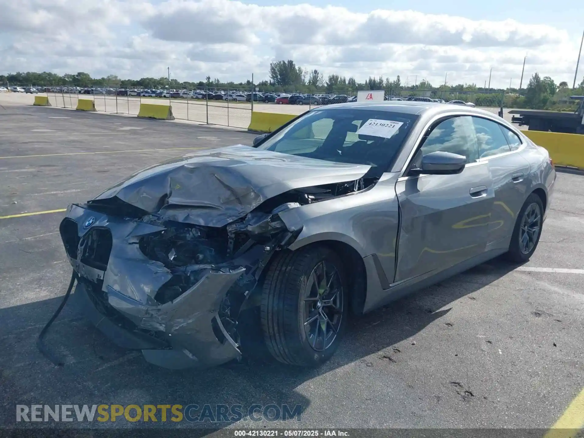 2 Photograph of a damaged car WBY43HD04SFT92948 BMW I4 2025