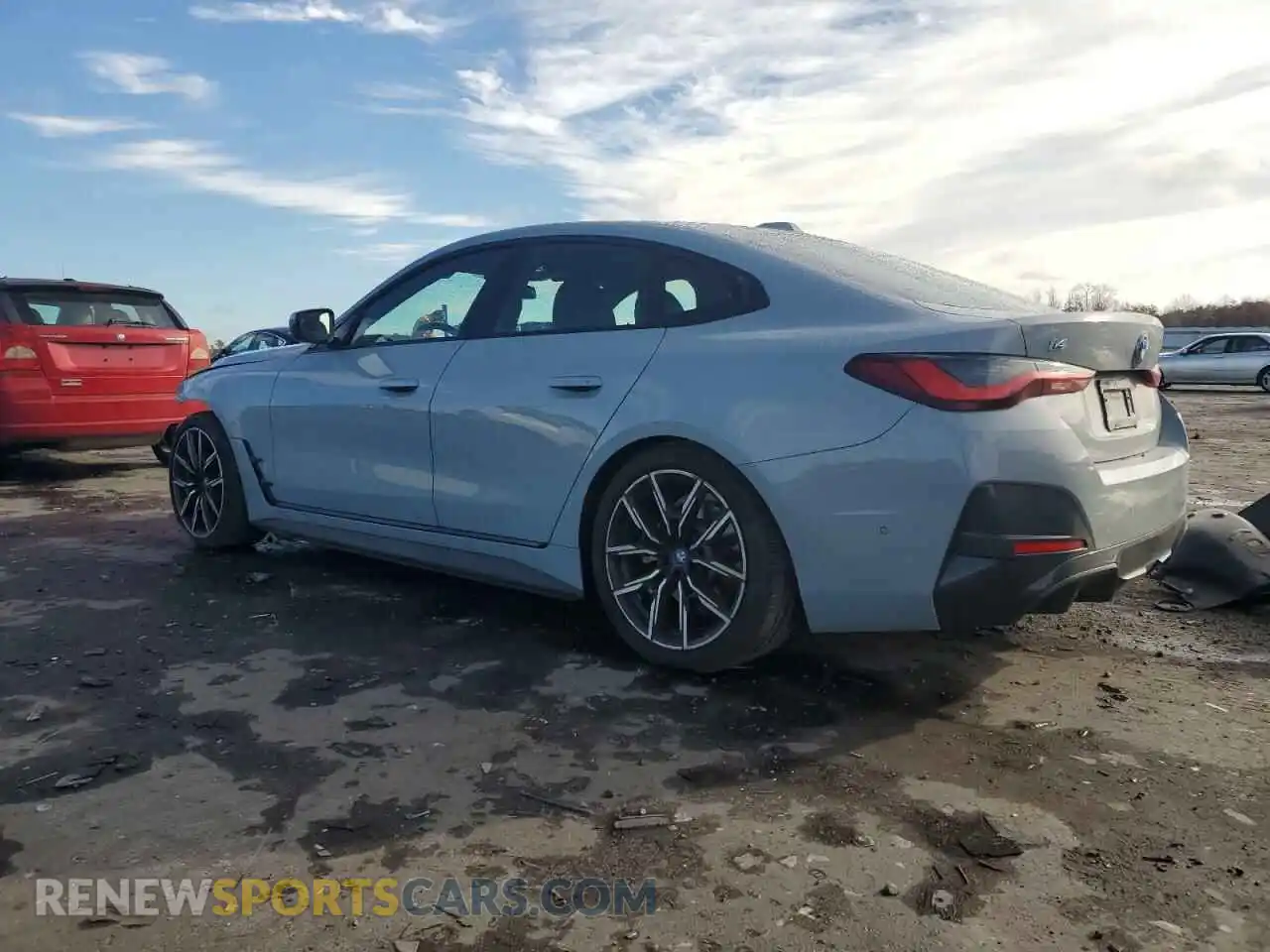 2 Photograph of a damaged car WBY73AW02NFM61268 BMW I4 EDRIVE 2022