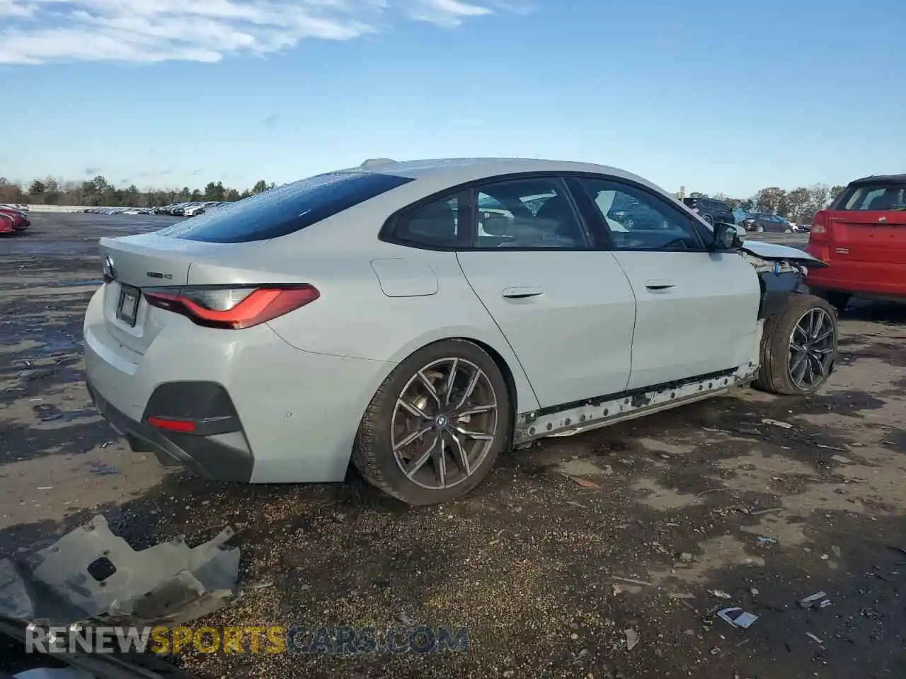 3 Photograph of a damaged car WBY73AW02NFM61268 BMW I4 EDRIVE 2022