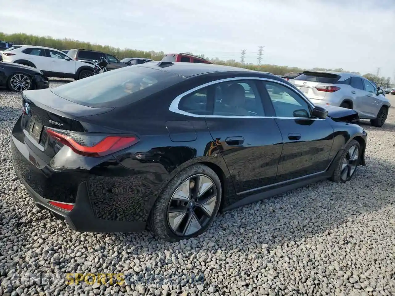 3 fotografías del automóvil dañado WBY73AW02NFN11747 BMW I4 EDRIVE 2022