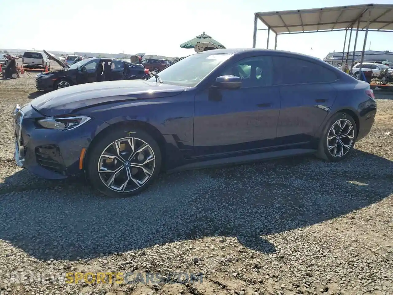 1 Photograph of a damaged car WBY73AW02NFN21694 BMW I4 EDRIVE 2022