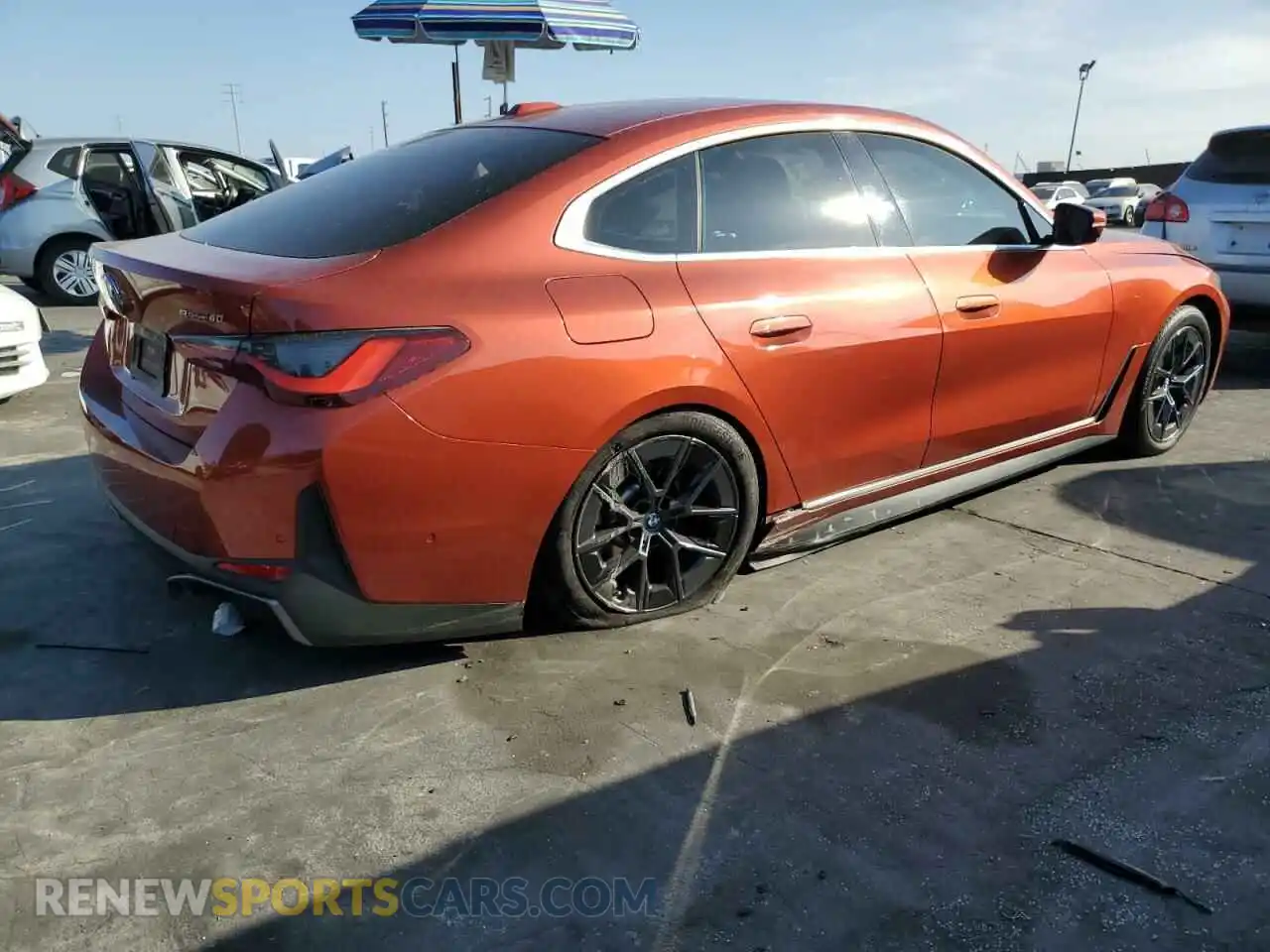 3 Photograph of a damaged car WBY73AW03NFN22207 BMW I4 EDRIVE 2022