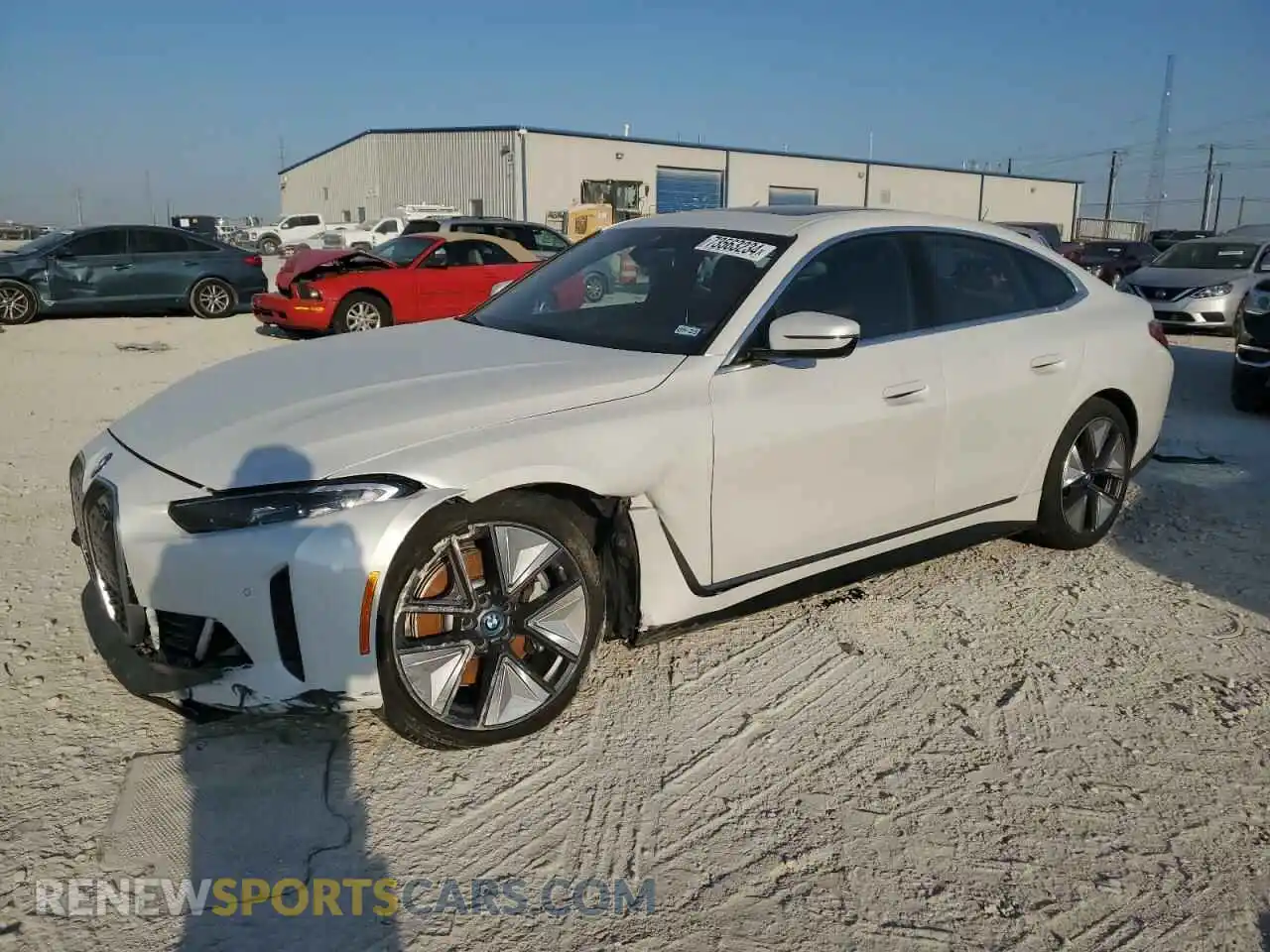 1 Photograph of a damaged car WBY73AW05NFM84026 BMW I4 EDRIVE 2022