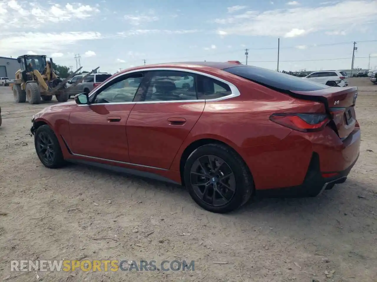 2 Фотография поврежденного автомобиля WBY73AW07NFN21786 BMW I4 EDRIVE 2022