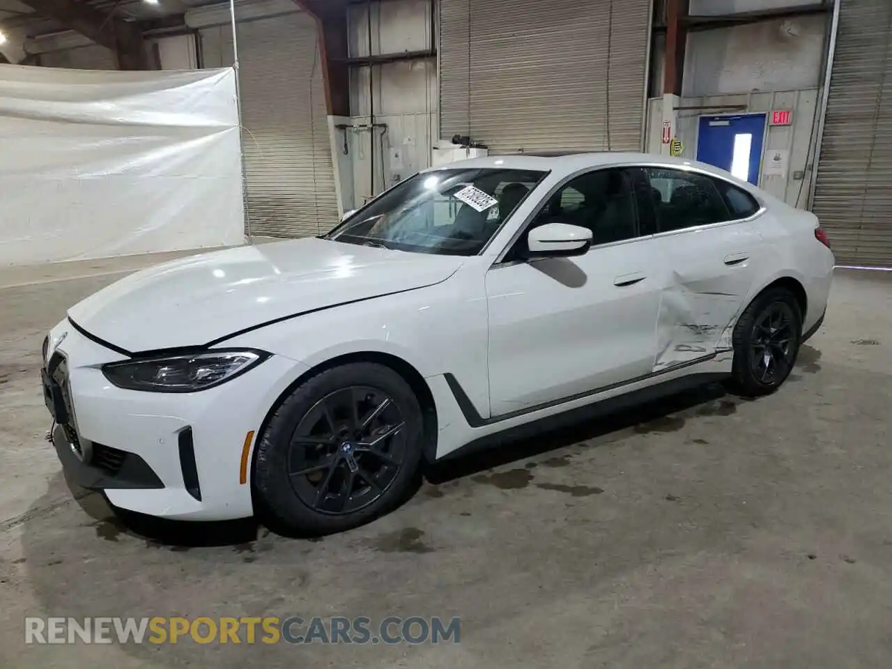 1 Photograph of a damaged car WBY73AW0XNFM42502 BMW I4 EDRIVE 2022
