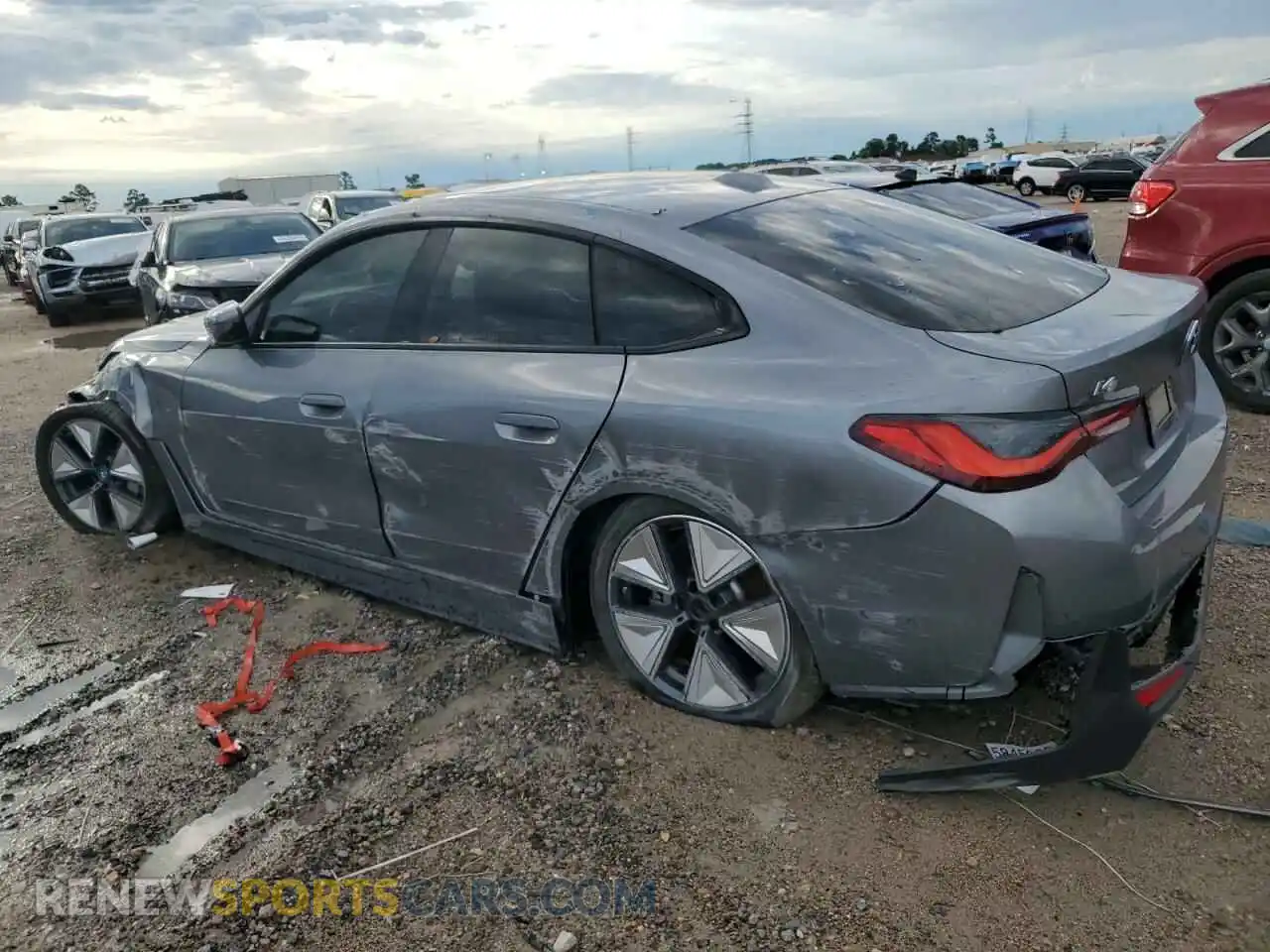 2 Photograph of a damaged car WBY43AW02PFP44405 BMW I4 EDRIVE 2023