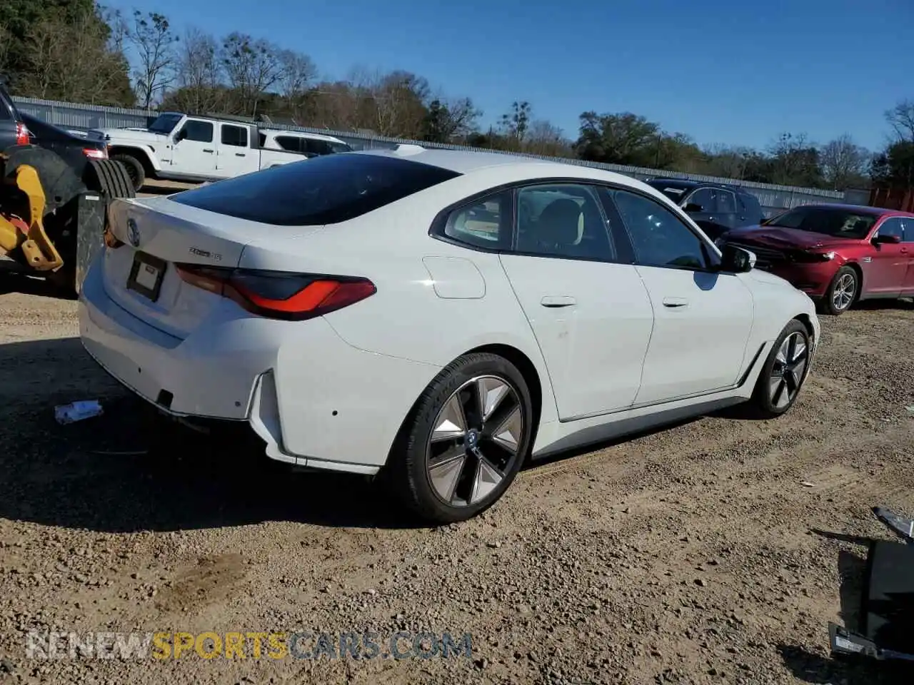 3 Photograph of a damaged car WBY43AW03PFP62850 BMW I4 EDRIVE 2023