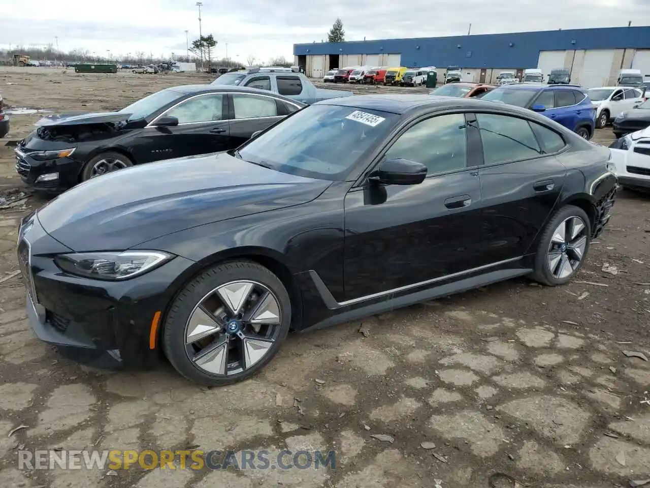 1 Photograph of a damaged car WBY43AW04PFP61934 BMW I4 EDRIVE 2023