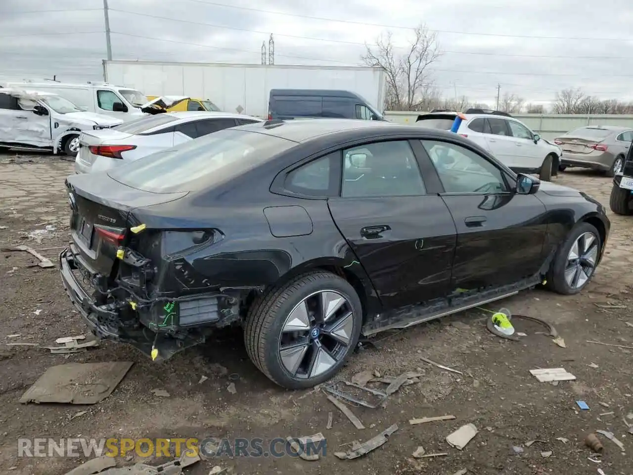 3 Photograph of a damaged car WBY43AW04PFP61934 BMW I4 EDRIVE 2023