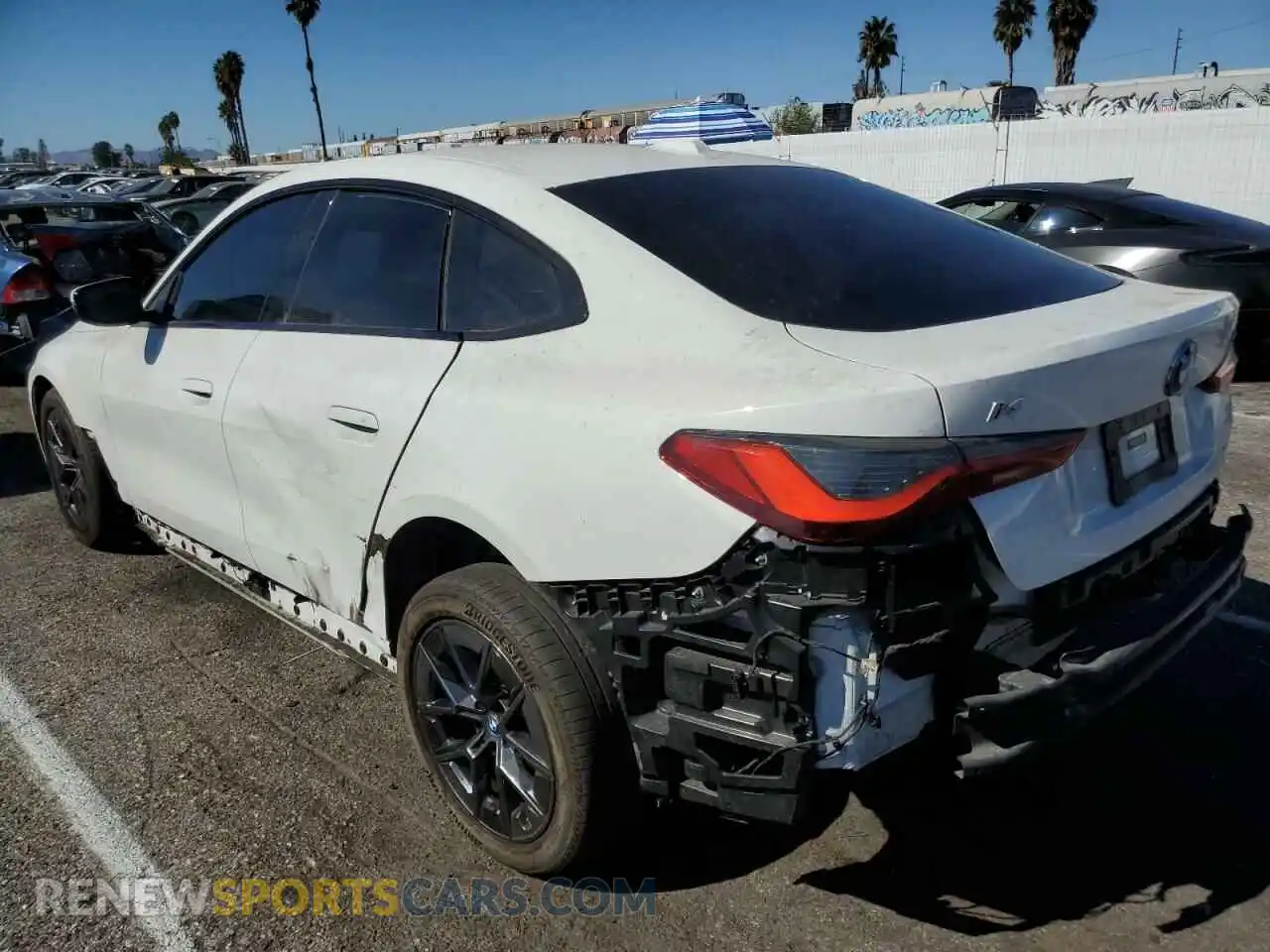2 Photograph of a damaged car WBY43AW07PFP94474 BMW I4 EDRIVE 2023