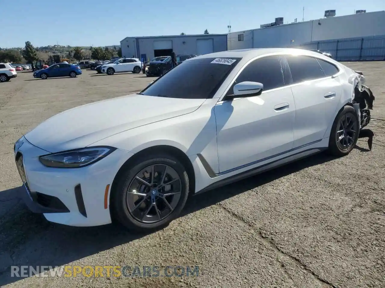 1 Photograph of a damaged car WBY73AW01PFN88595 BMW I4 EDRIVE 2023