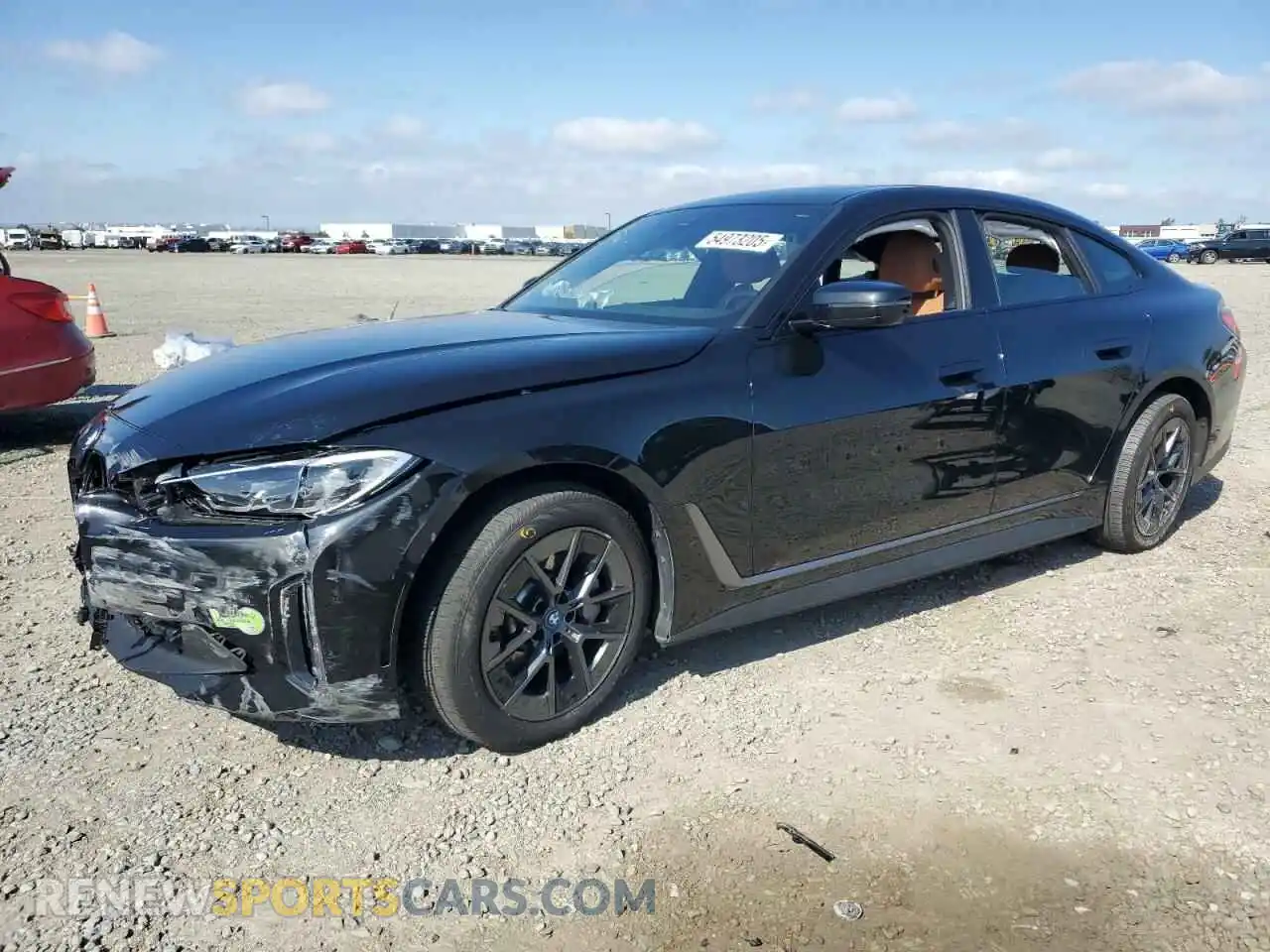 1 Photograph of a damaged car WBY73AW02PFN65035 BMW I4 EDRIVE 2023