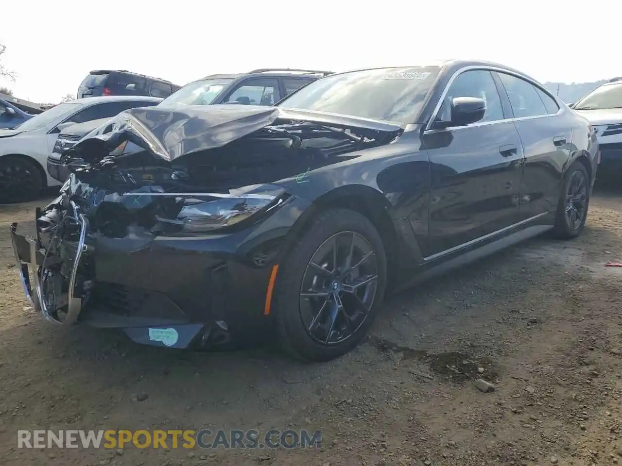 1 Photograph of a damaged car WBY73AW03PFP49657 BMW I4 EDRIVE 2023