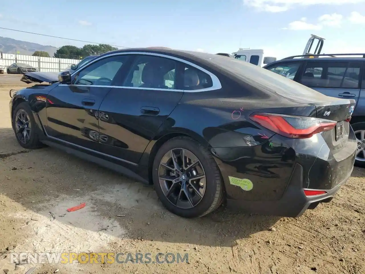 2 Photograph of a damaged car WBY73AW03PFP49657 BMW I4 EDRIVE 2023