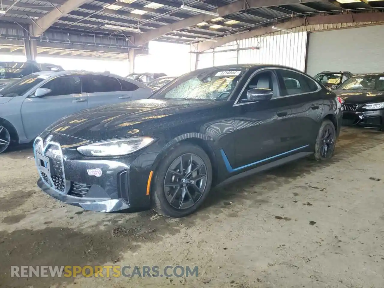 1 Photograph of a damaged car WBY73AW03PFR30547 BMW I4 EDRIVE 2023