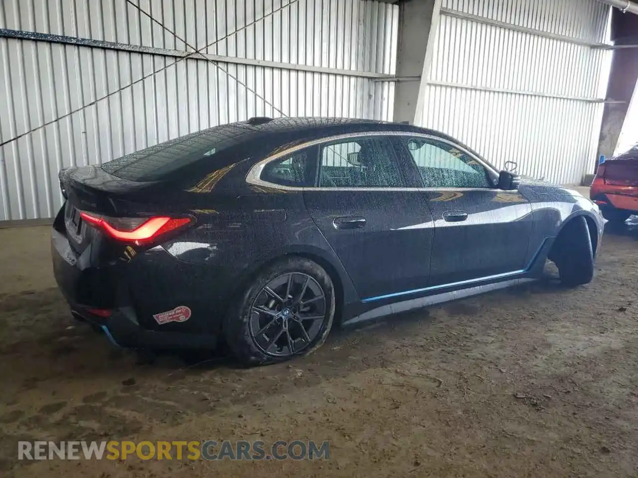 3 Photograph of a damaged car WBY73AW03PFR30547 BMW I4 EDRIVE 2023