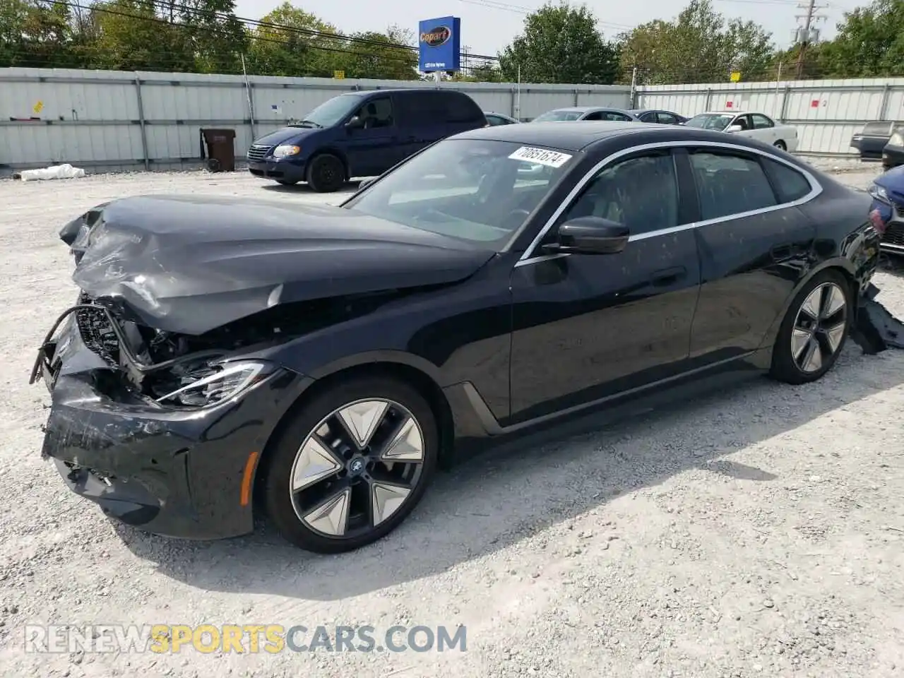 1 Photograph of a damaged car WBY73AW06PFP98271 BMW I4 EDRIVE 2023